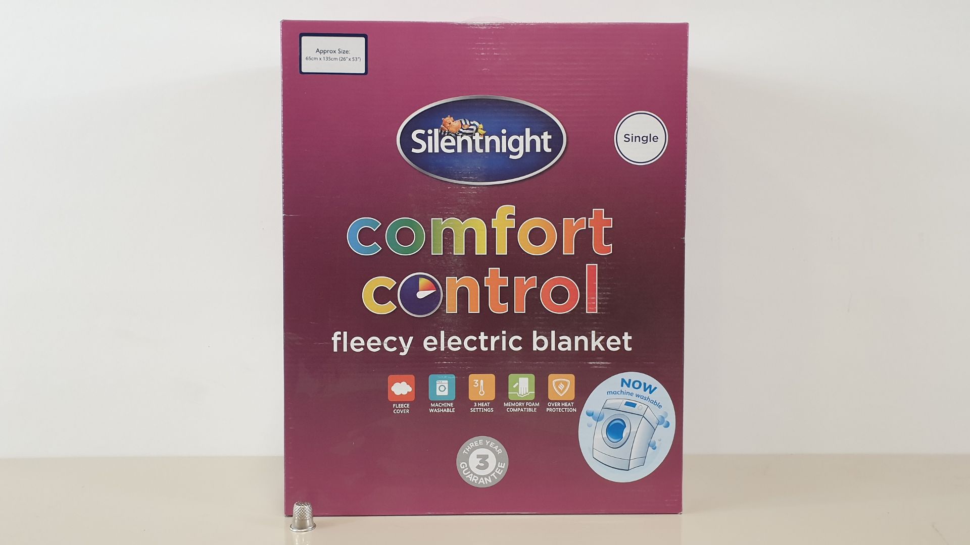 10 SILENTNIGHT FLEECY ELECTRIC SINGLE BLANKET (IN 2 CARTONS)