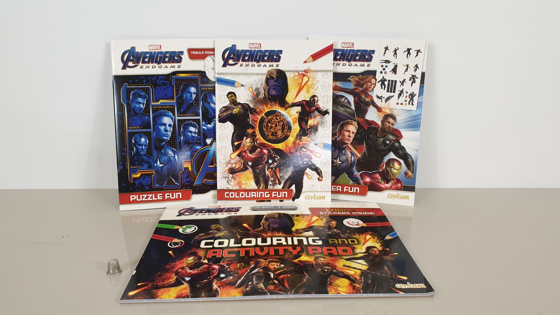 40 X BRAND NEW (CENTUM) AVENGERS GIANT COLOURING AND ACTIVITY PAD SET WITH STICKERS IN 4 BOXES