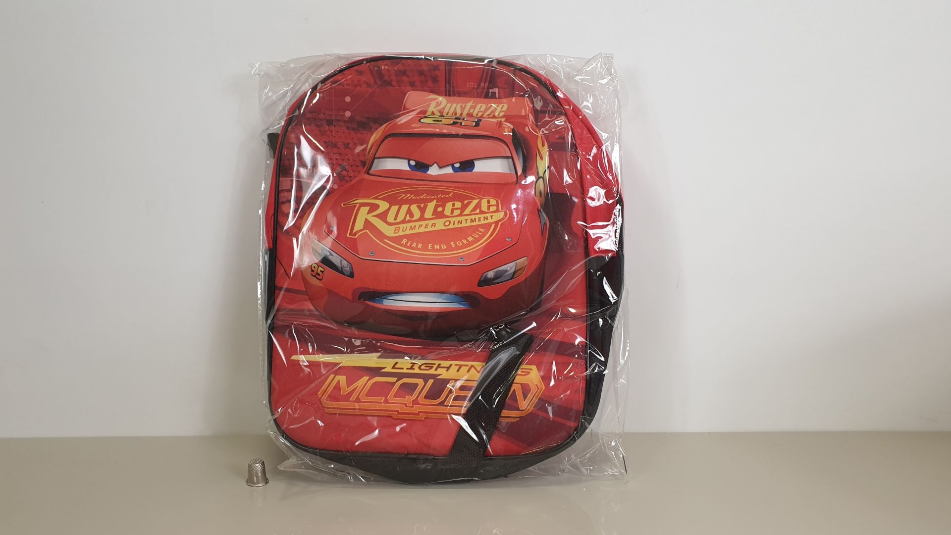 48 X BRAND NEW CARS EVA JUNIOR BACKPACKS(LIGHTNING MCQUEEN) IN 4 BOXES