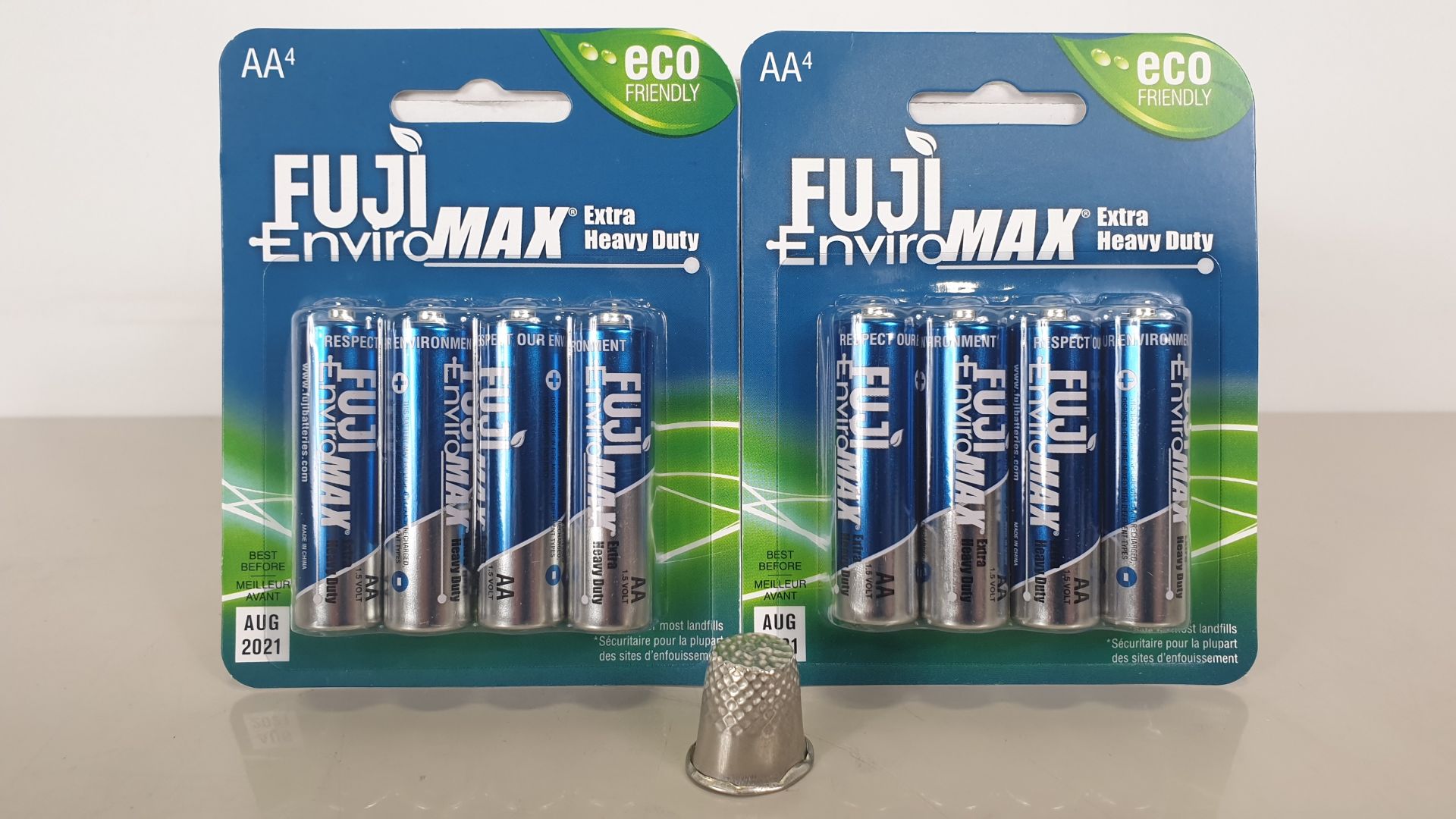 144 X BRAND NEW 4 PACK FUJI ENVIROMAX EXTRA HEAVY DUTY AA ECO FRIENDLY BATTERIES (RETAIL