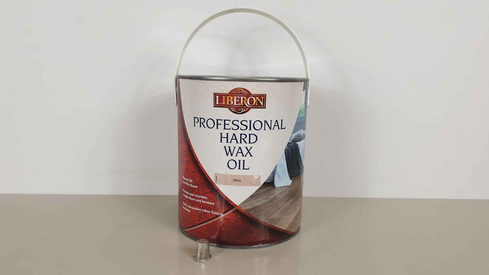 10 X LIBERON 2.5 LITRE PROFESSIONAL HARD WAX FURNITURE OIL - LIGHT GREY