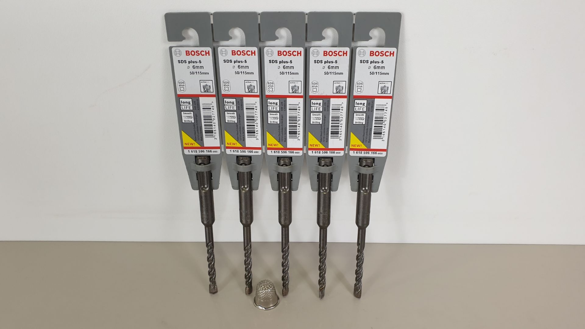 50 X BRAND NEW BOSCH 6MM SDS PLUS 5 DRILL BITS - INDIVIDUALLY PACKAGED