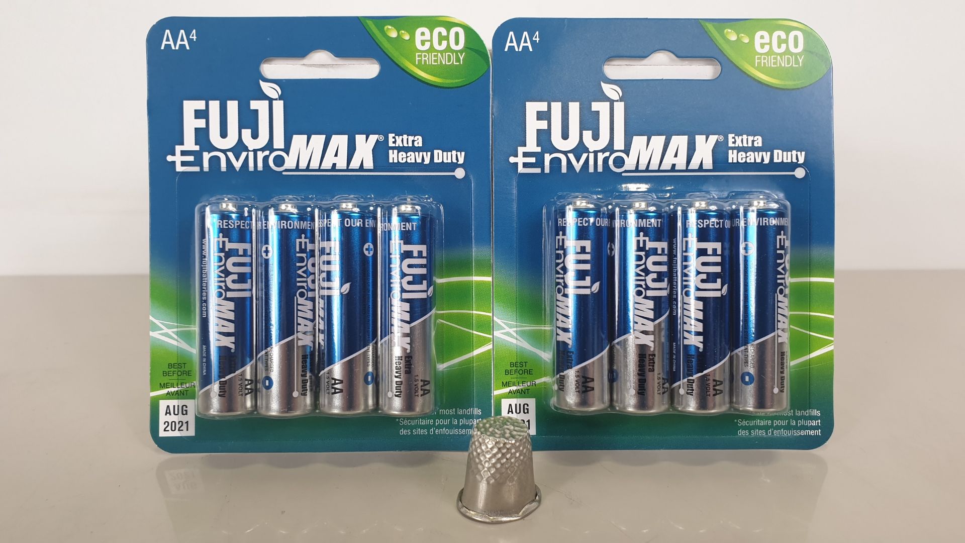 144 X BRAND NEW 4 PACK FUJI ENVIROMAX EXTRA HEAVY DUTY AA ECO FRIENDLY BATTERIES (RETAIL