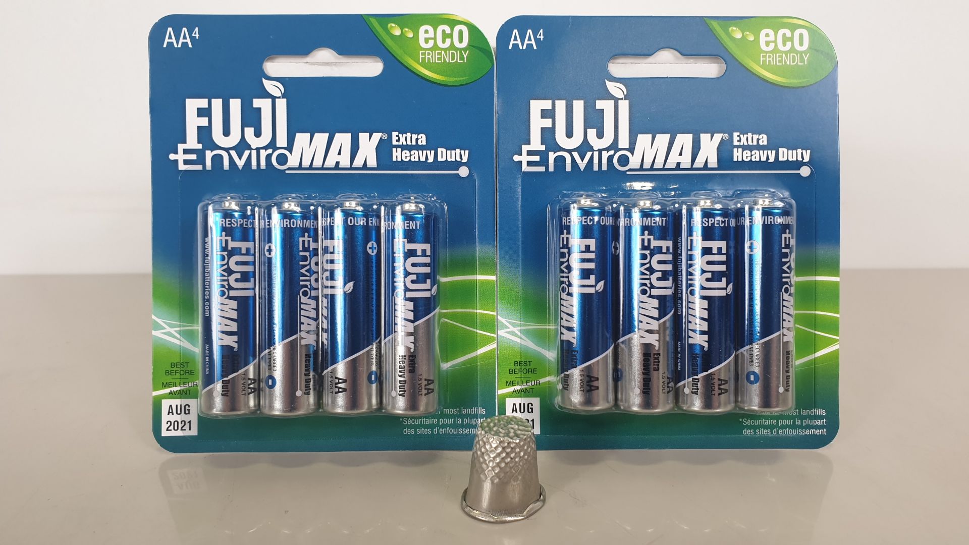 144 X BRAND NEW 4 PACK FUJI ENVIROMAX EXTRA HEAVY DUTY AA ECO FRIENDLY BATTERIES (RETAIL