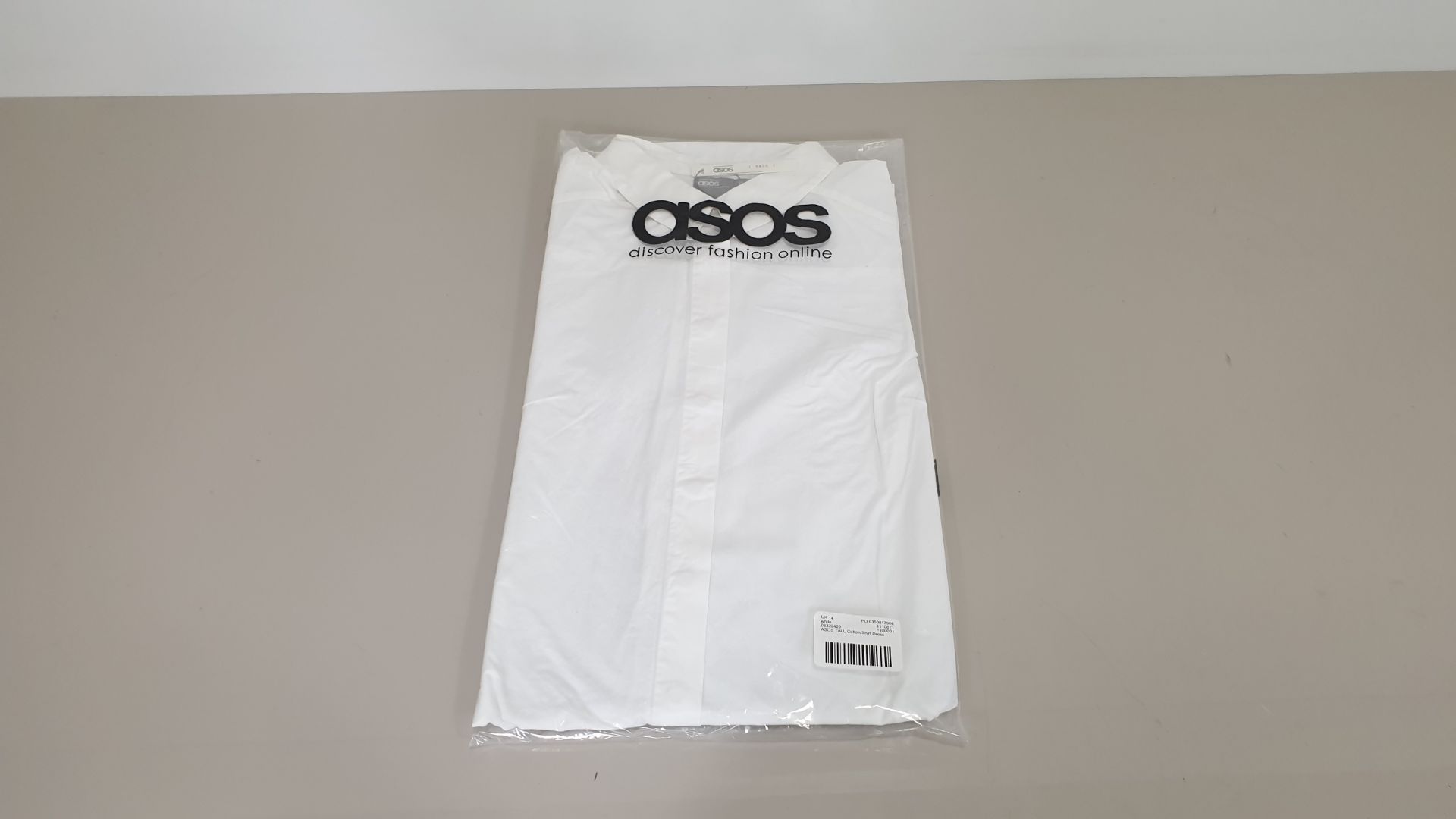 12 X BRAND NEW ASOS TALL COTTON WHITE DRESSES UK 14