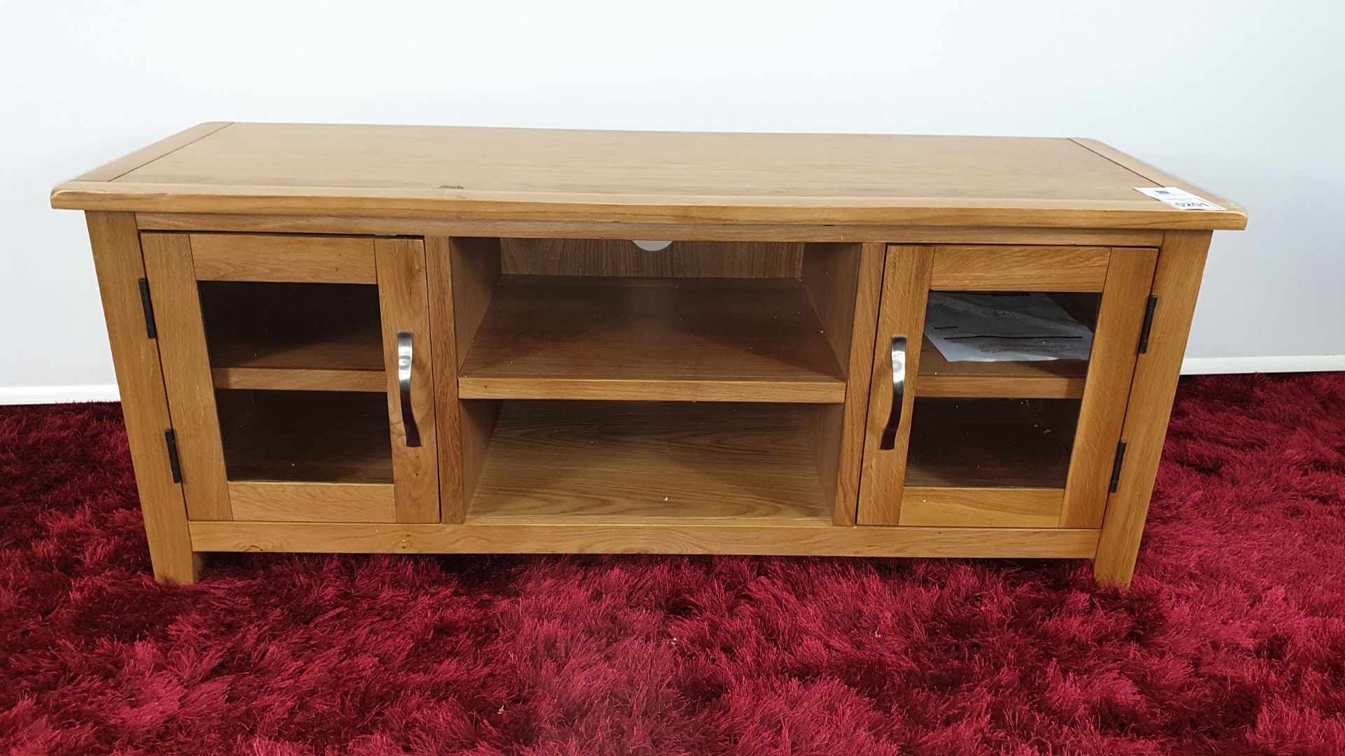 WOODEN LOW TV / MEDIA UNIT (SAMPLE)