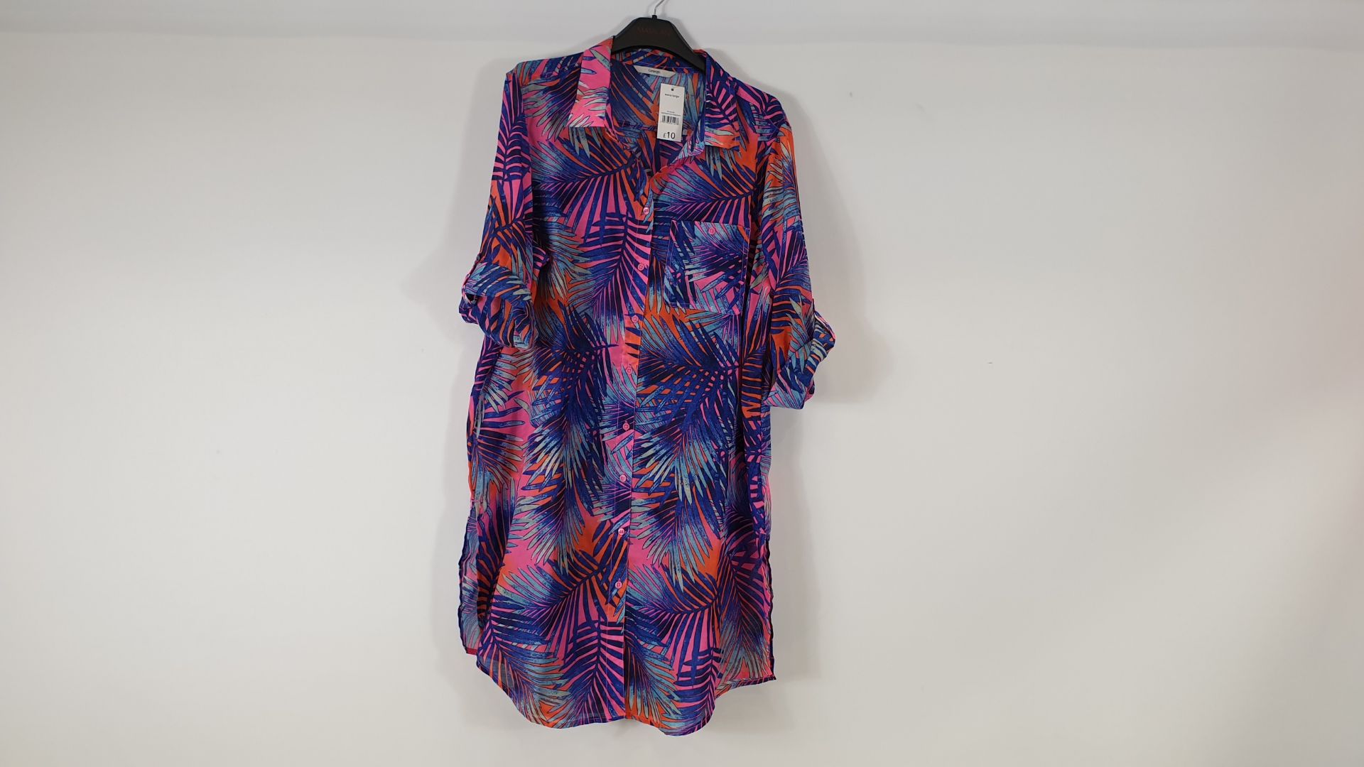 100 X BRAND NEW MULTI COLOURED BEACH SHIRTS BY GEORGE - SIZE L - (28911) RRP £10 EACH - IN 1 CARTON