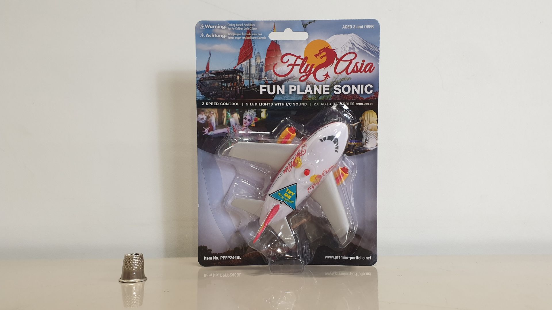 48 XFLY ASIA FUN PLANE SONIC (PPFP246BL) RRP £19 - IN ONE BOX