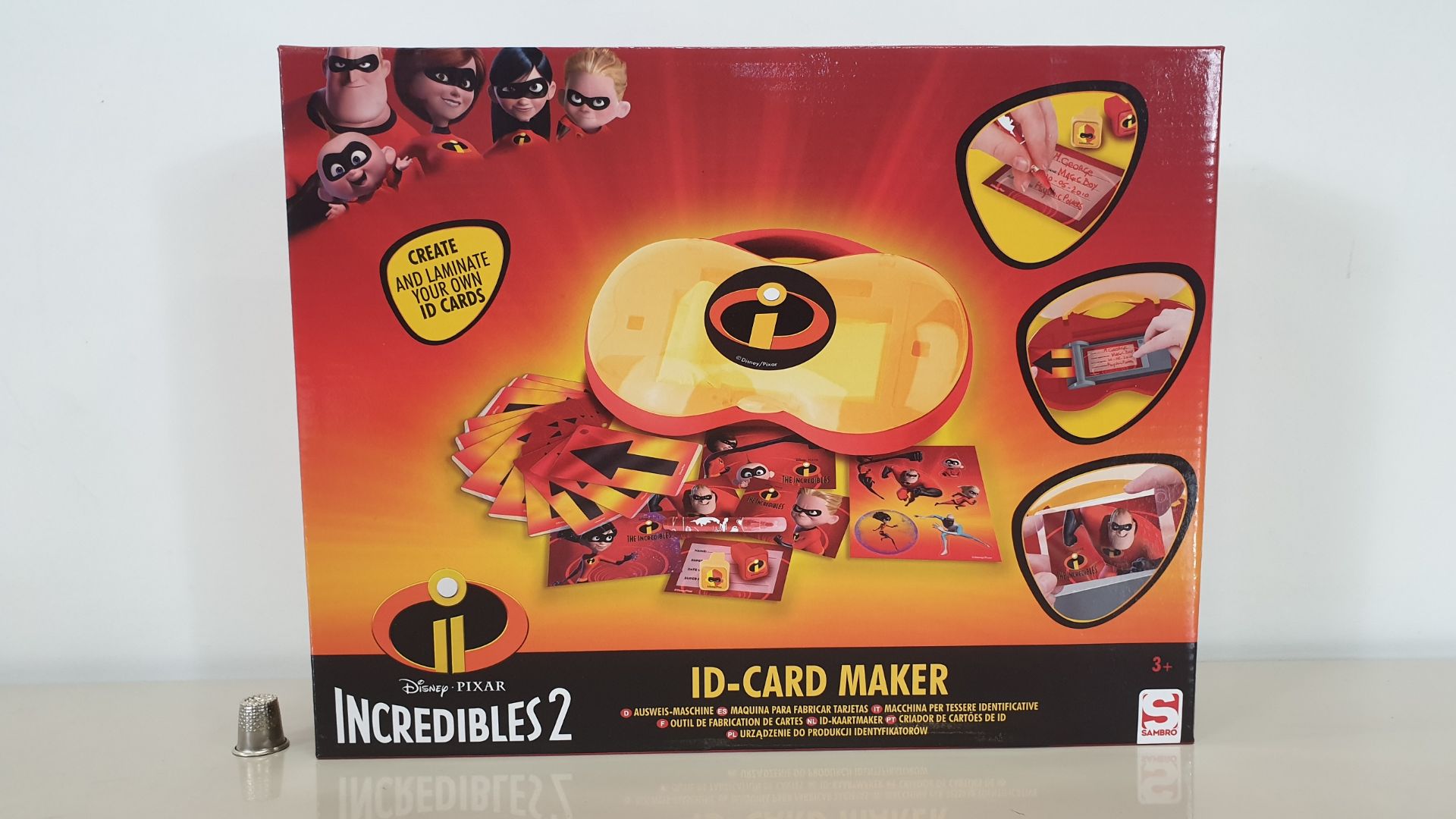 30 X BRAND NEW DISNEY INCREDIBLES 2 ID-CARD MAKER IN 5 BOXES