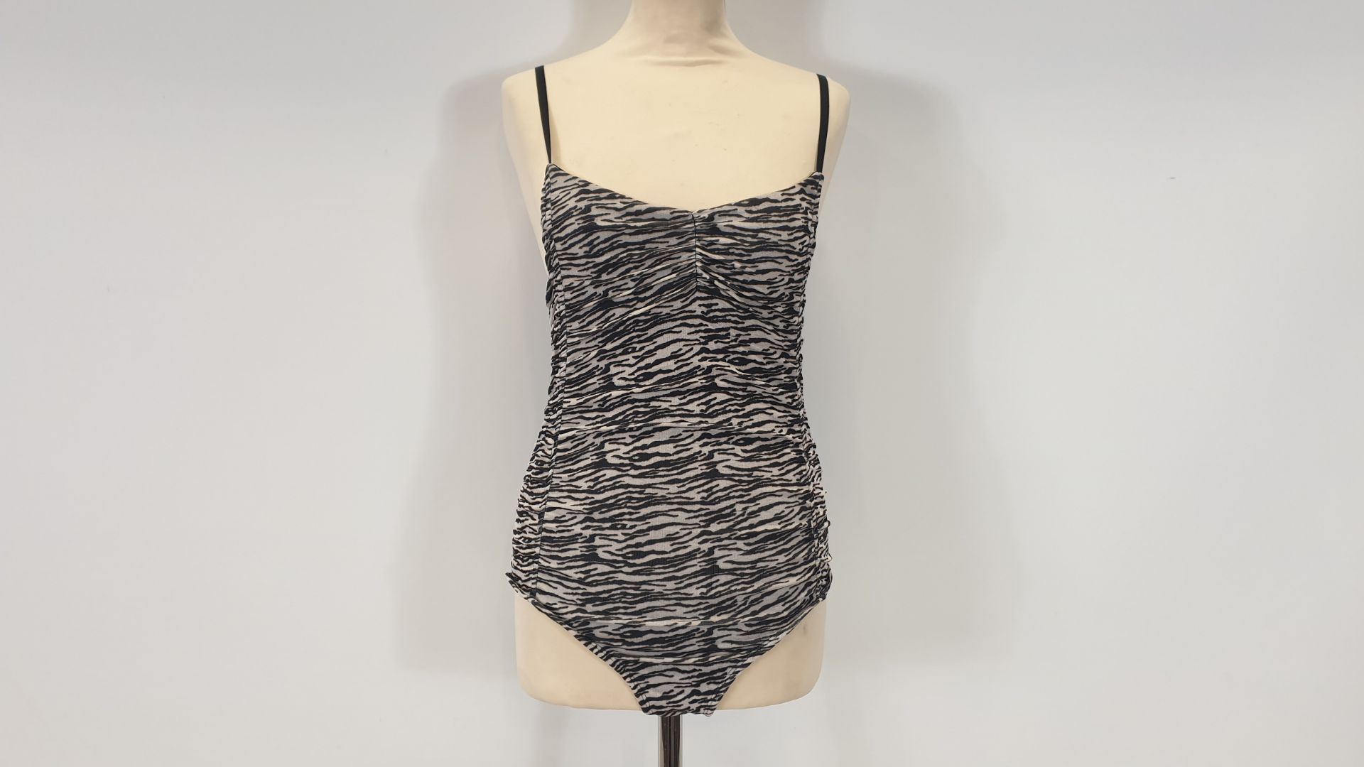 30 X BRAND NEW TOPMAN ZEBRA PRINT ALL IN ONE SWIMSUIT - SIZE UK 10 RRP £19.00pp