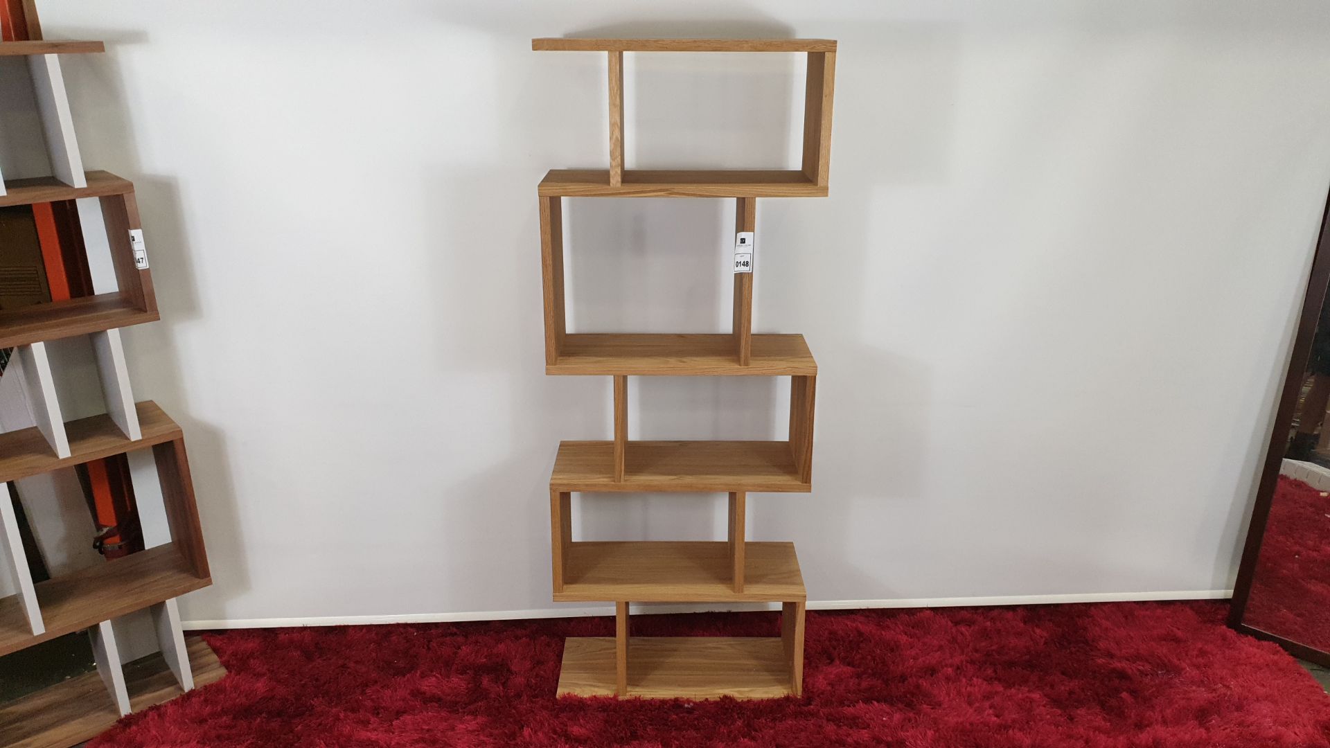 BRAND NEW CONTENT BY TERRANCE CONRAN ALCOVE SHELVING COLOUR OAK SIZE 181 X 70 X 30cm RRP £799