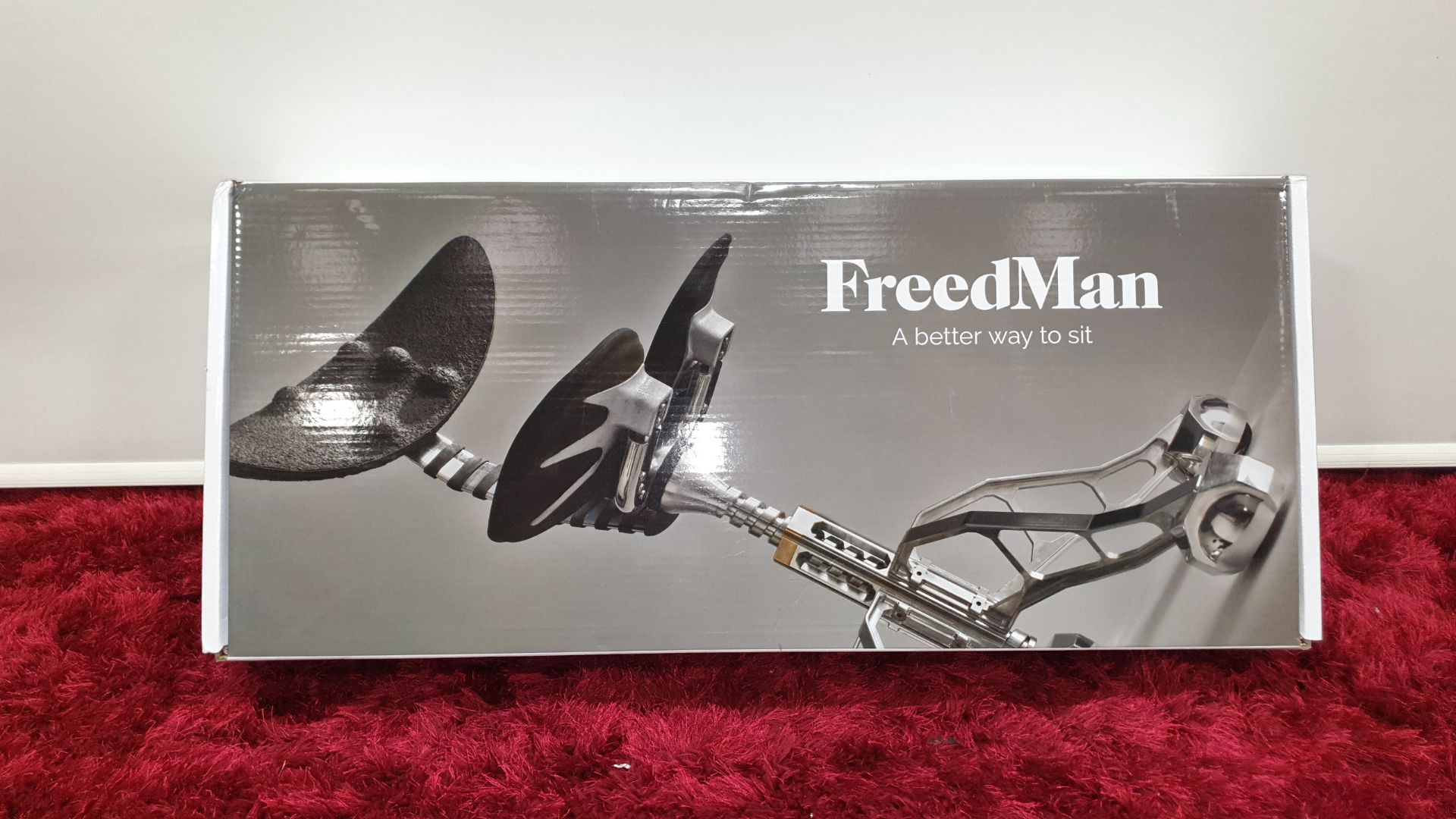 BRAND NEW FREEDMAN MID-BLUE OFFICE SWIVEL CHAIR IN 1 BOXED - RRP £990