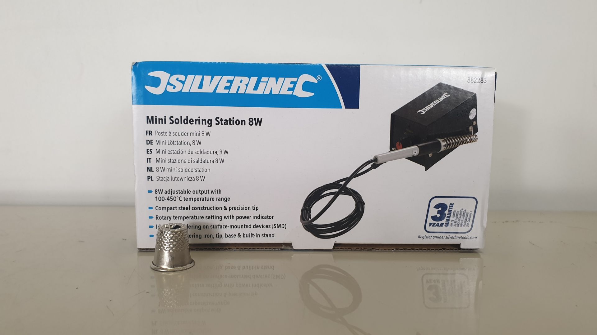 20 X BRAND NEW SILVERLINE MINI SOLDERING STATIONS 8W (PROD CODE 882283) - RRP £19.26 EACH (EXC