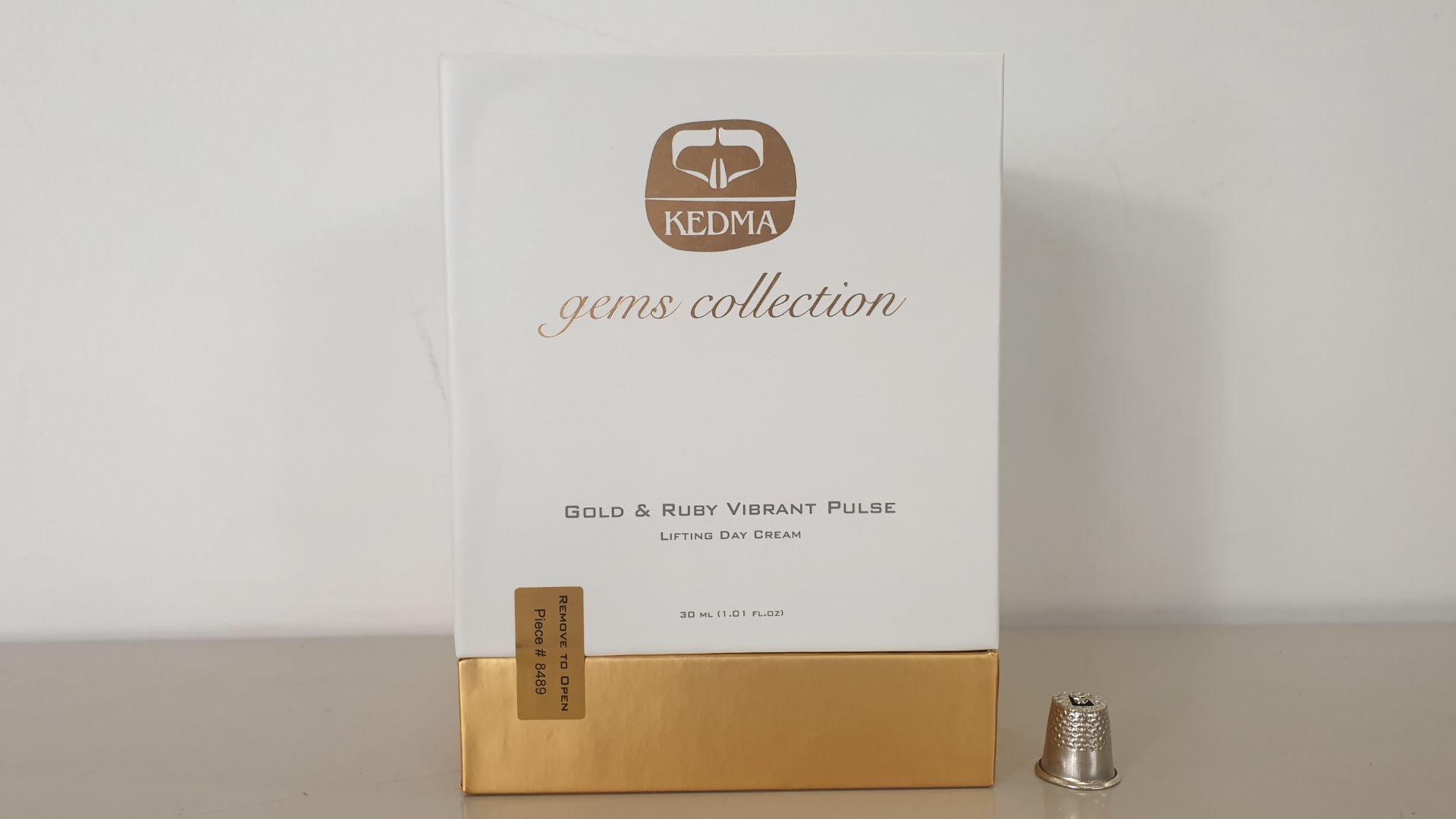 BRAND NEW KEDMA GEMS COLLECTIONS GOLD AND RUBY VIBRANT PULSE / LIFTING DAY CREAM (SECURITY SEALED)