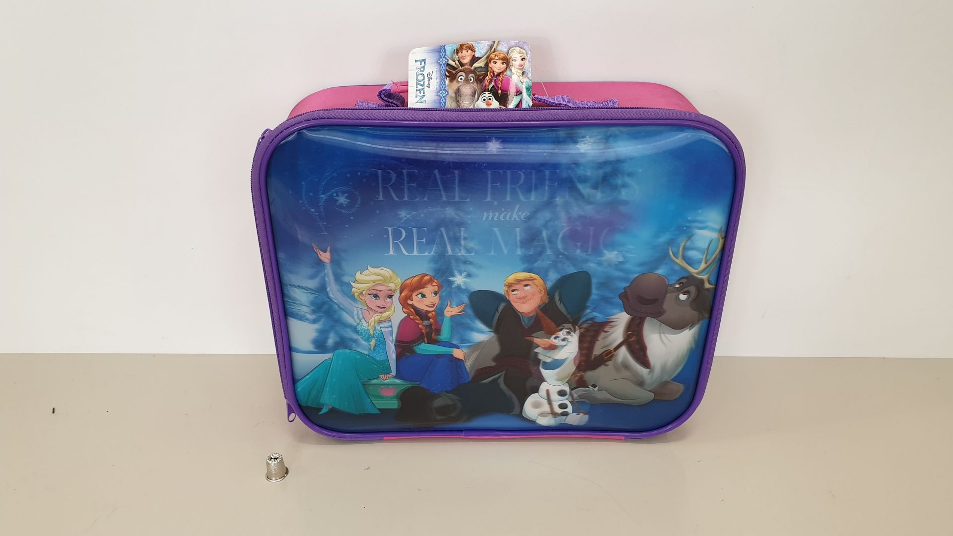 16 X BRAND NEW DISNEY FROZEN LENTICULAR SUITCASES - IN 2 BOXES