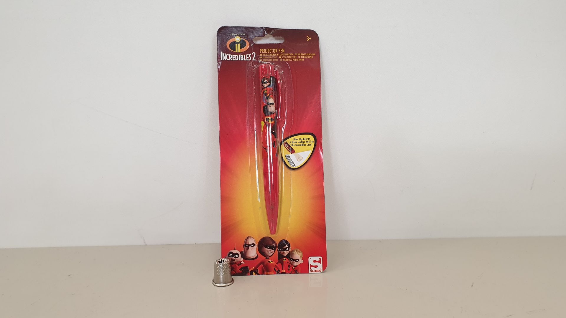 288 X BRAND NEW DISNEY INCREDIBLES 2 PROJECTOR PENS - IN 6 BOXES