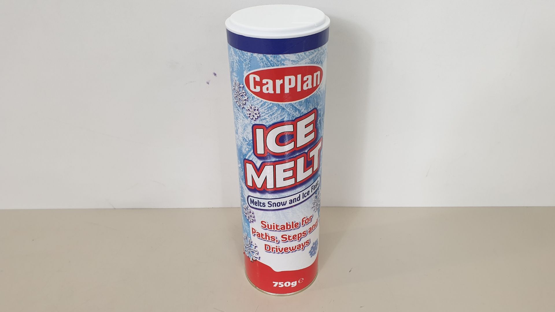 60 X CARPLAN ICE MELT TUBES 750G - IN 10 CARTONS