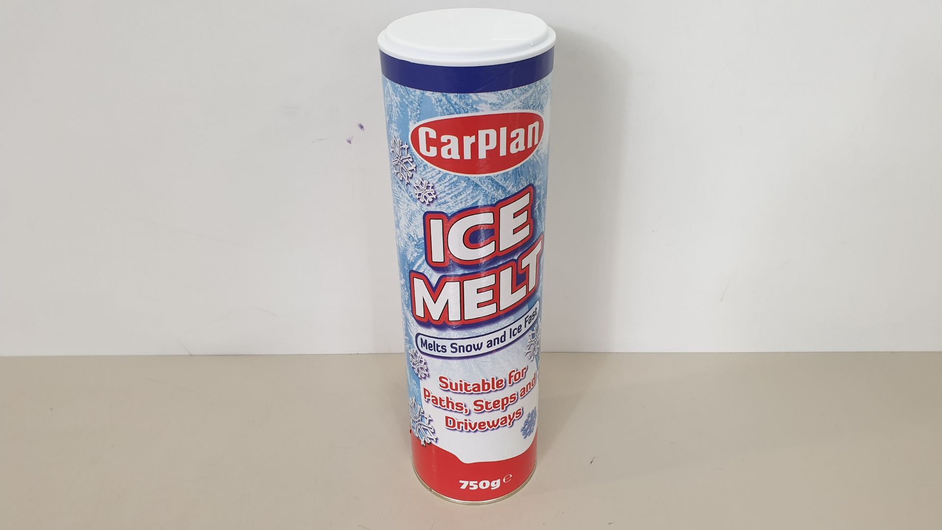 60 X CARPLAN ICE MELT TUBES 750G - IN 10 CARTONS