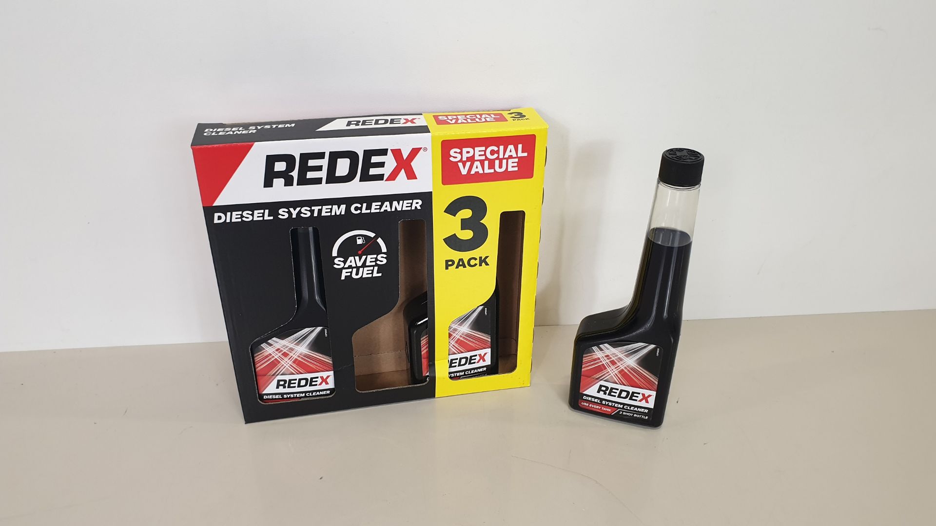 18 X PACKS OF 3 250 ML REDEX DIESEL SYSTEM CLEANER - IN 3 CARTONS (RADD0007A)