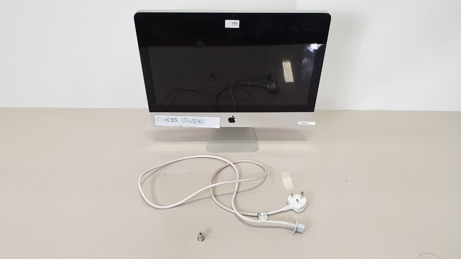SILVER APPLE IMAC (MODEL - A1311) (SERIAL NUMBER - CO2HN04QDHJF) - NO O/S