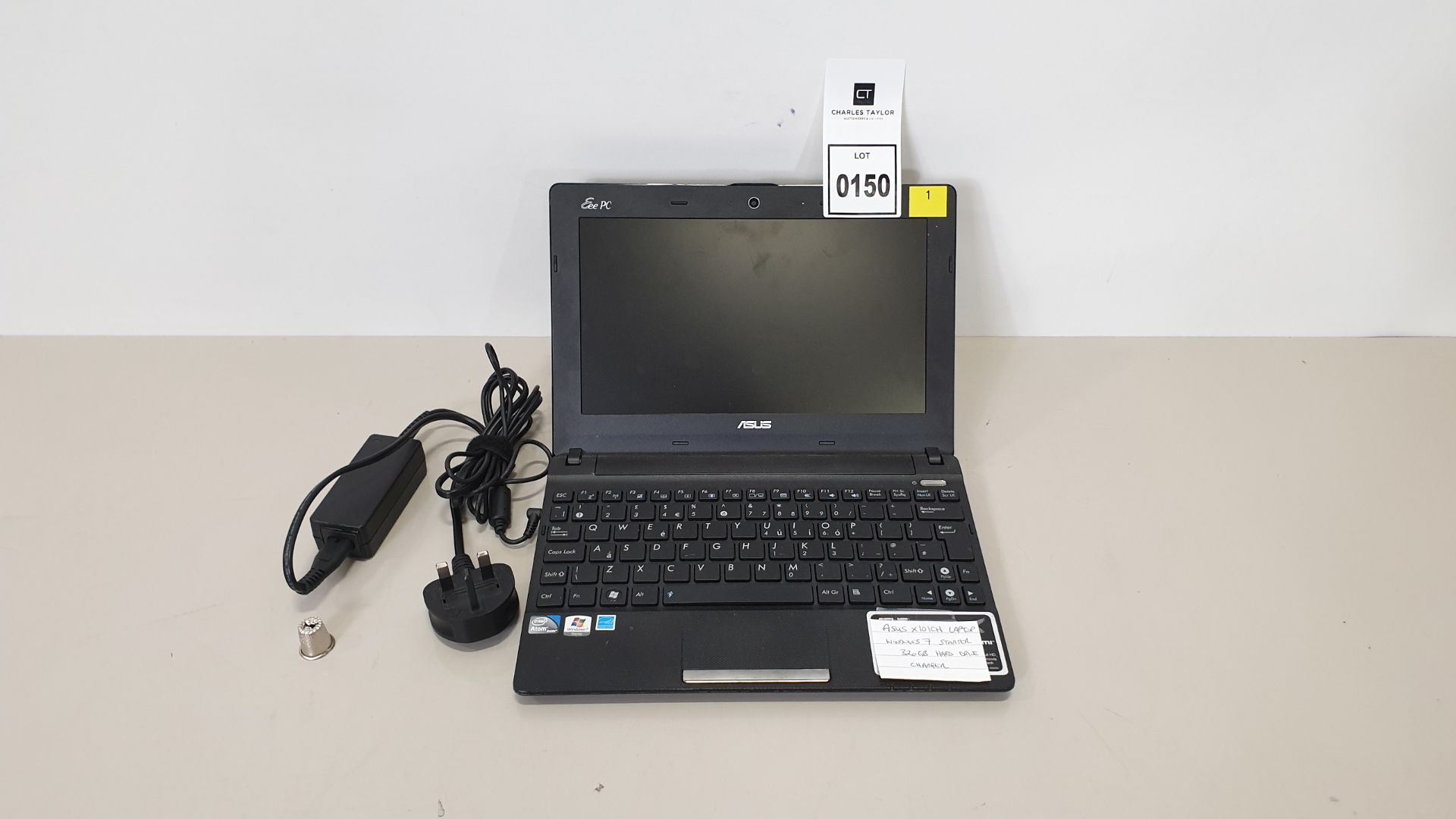 ASUS X 101CH LAPTOP WINDOWS 7 STARTER 320GB HARD DRIVE - WITH CHARGER