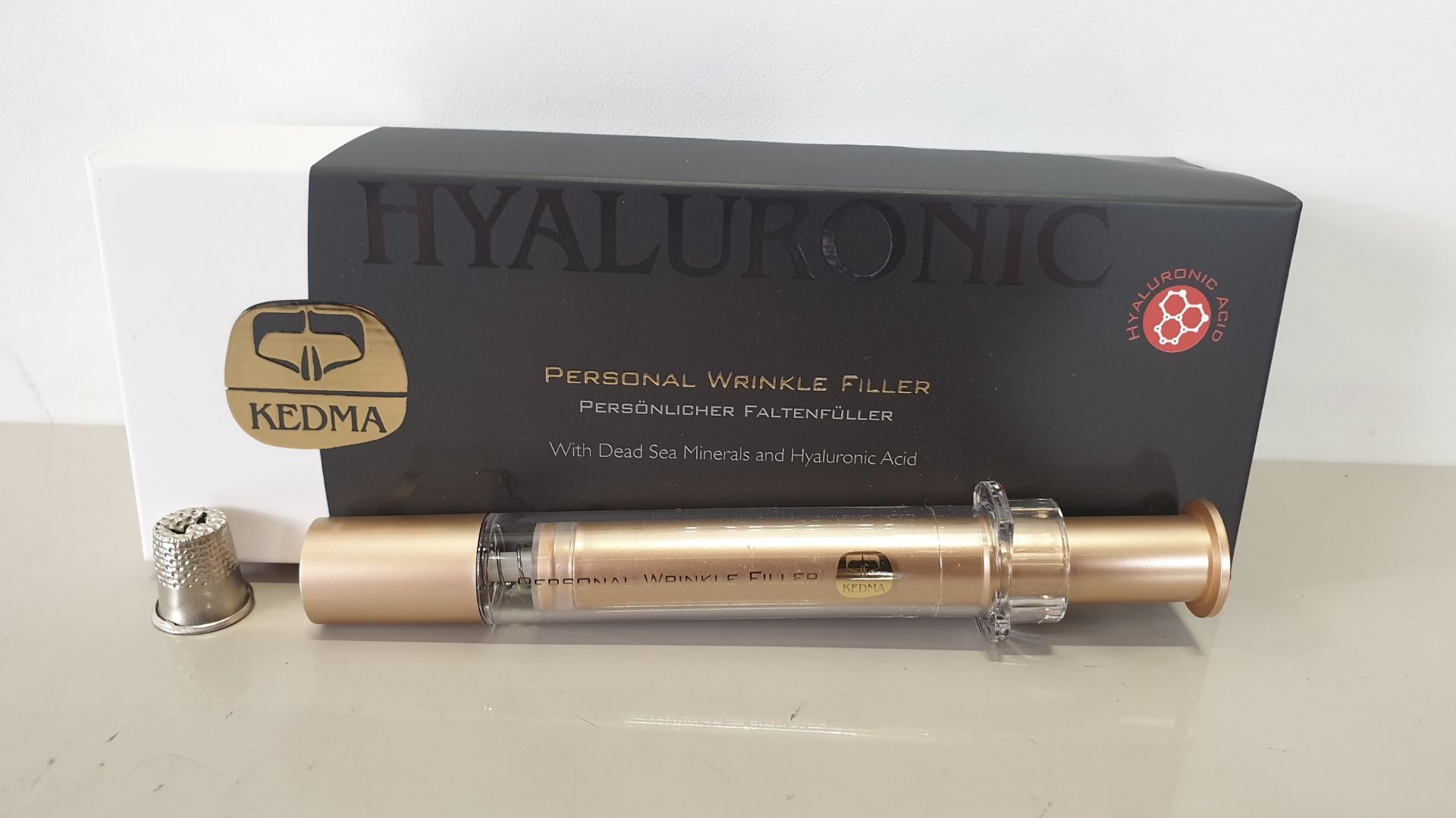 2 X BRAND NEW KEDMA HYALURONIC PERSONAL WRINKLE FILLER WITH DEAD SEA MINERALS AND HYALURONIC