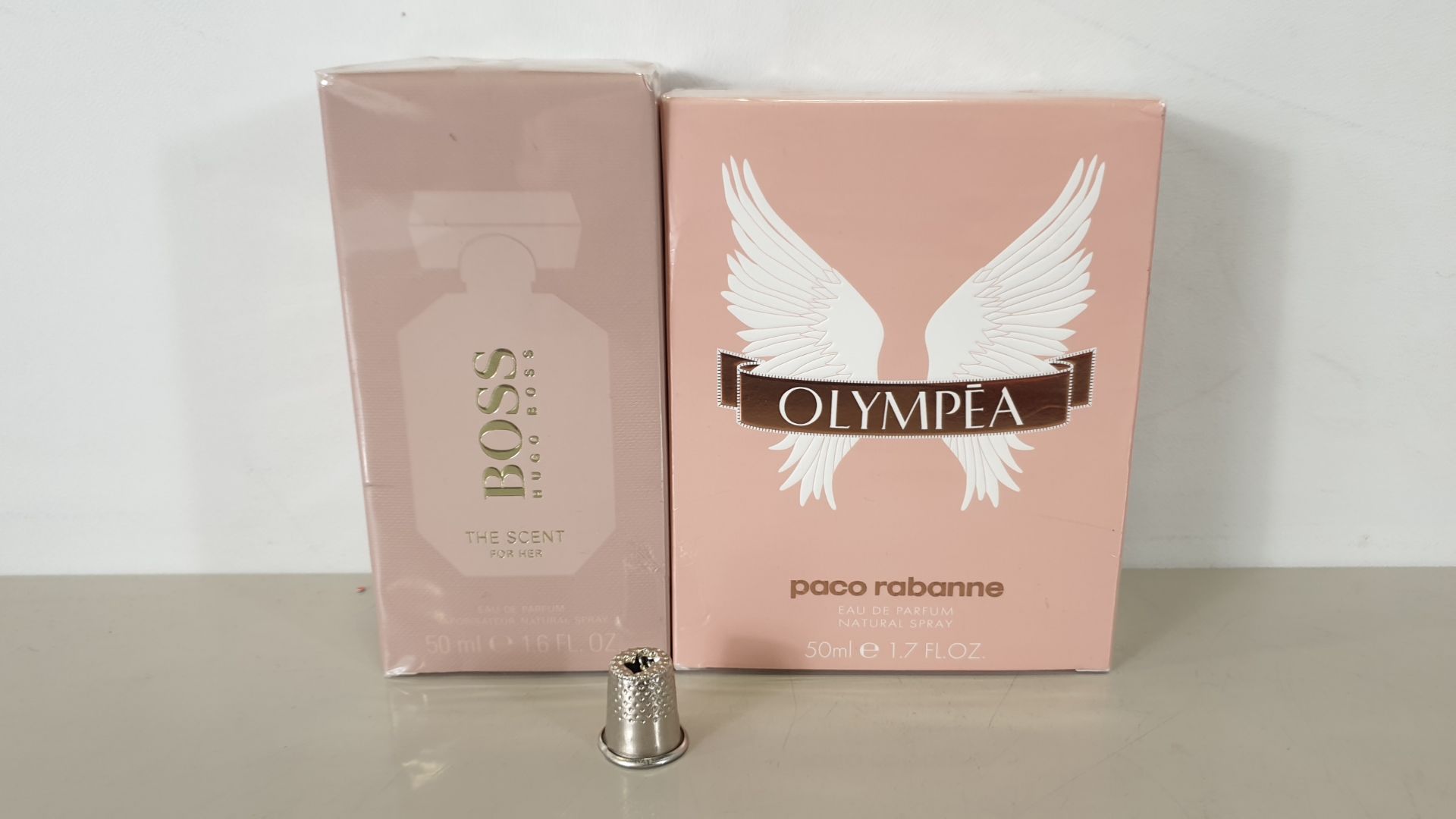 5 PIECE ASSORTED PERFUME LOT CONTAINING 2 X BRAND NEW BOXED 5OML HUGO BOSS THE SCENT FOR HER EAU