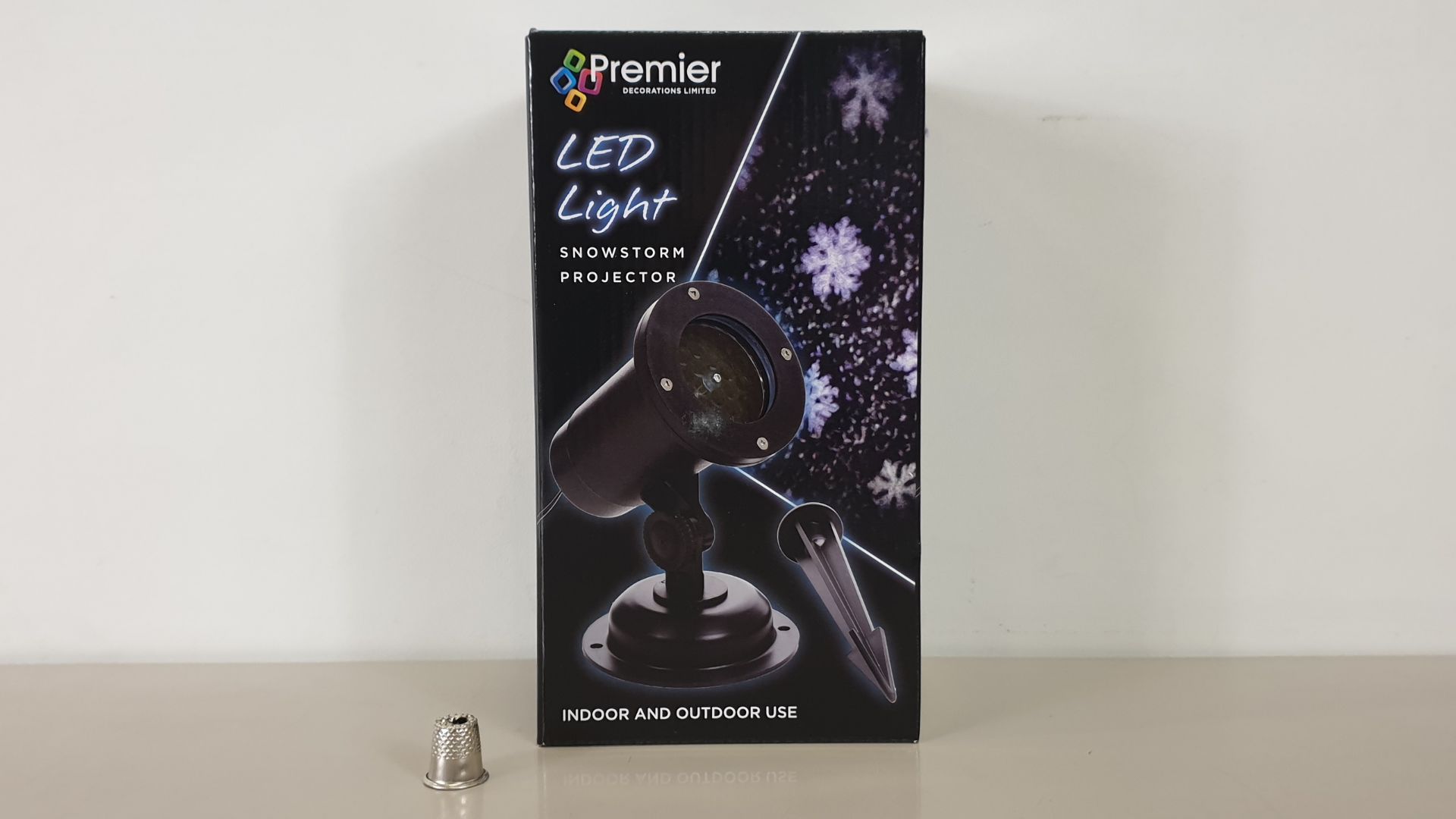 12 X BRAND NEW PREMIER LED SNOWSTORM PROJECTOR WITH 5M CABLE LENGTH