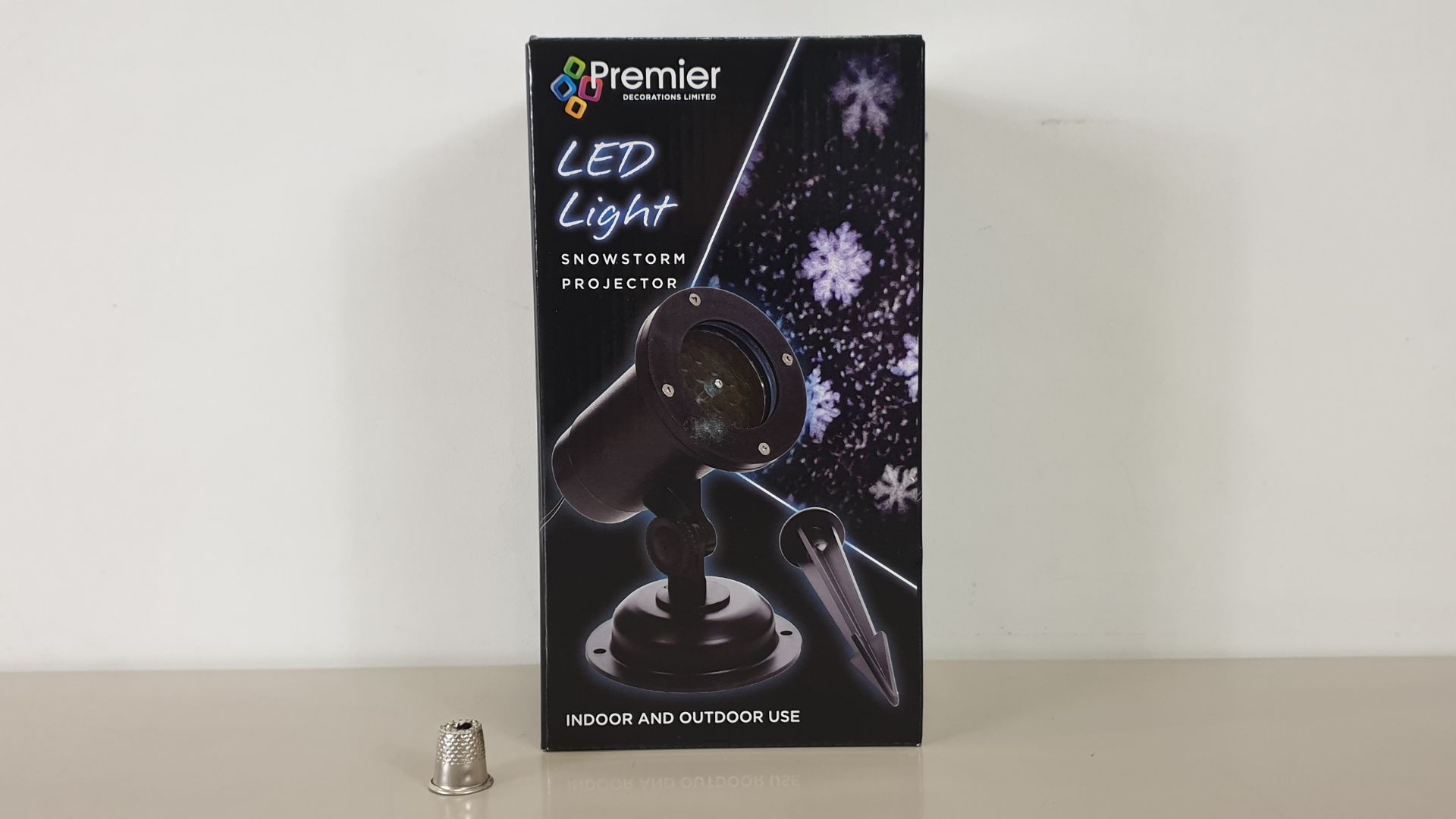 12 X BRAND NEW PREMIER LED SNOWSTORM PROJECTOR WITH 5M CABLE LENGTH