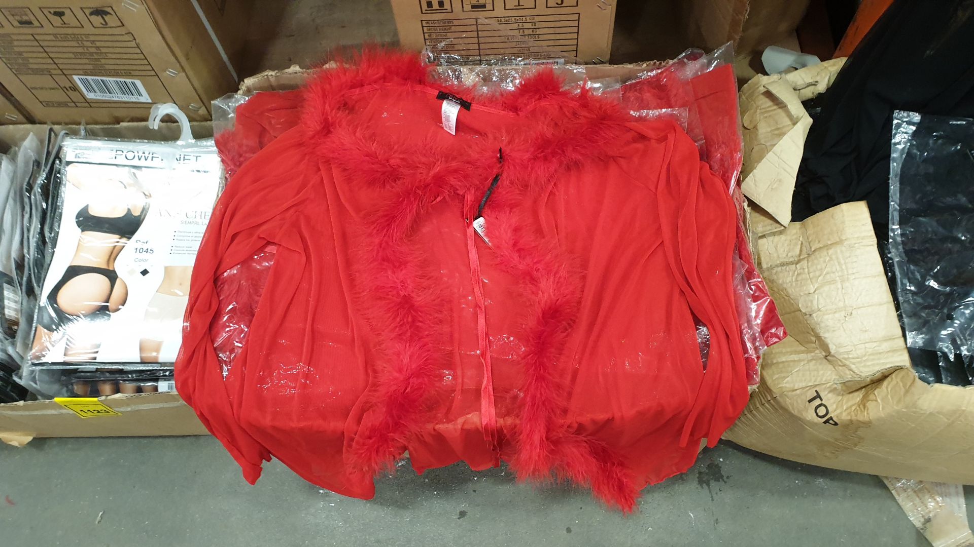 100 X BRAND NEW PENTA LINGERIE RED BABYDOLLS - IN ONE BOX