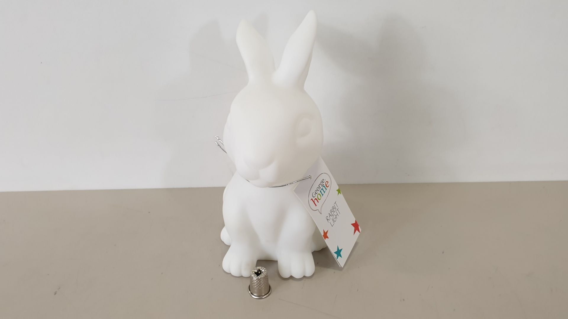 32 X GEORGE HOME RABBIT LIGHT - COLOUR CHANGING - TOTAL RRP £310.08 - IN 16 CARTONS