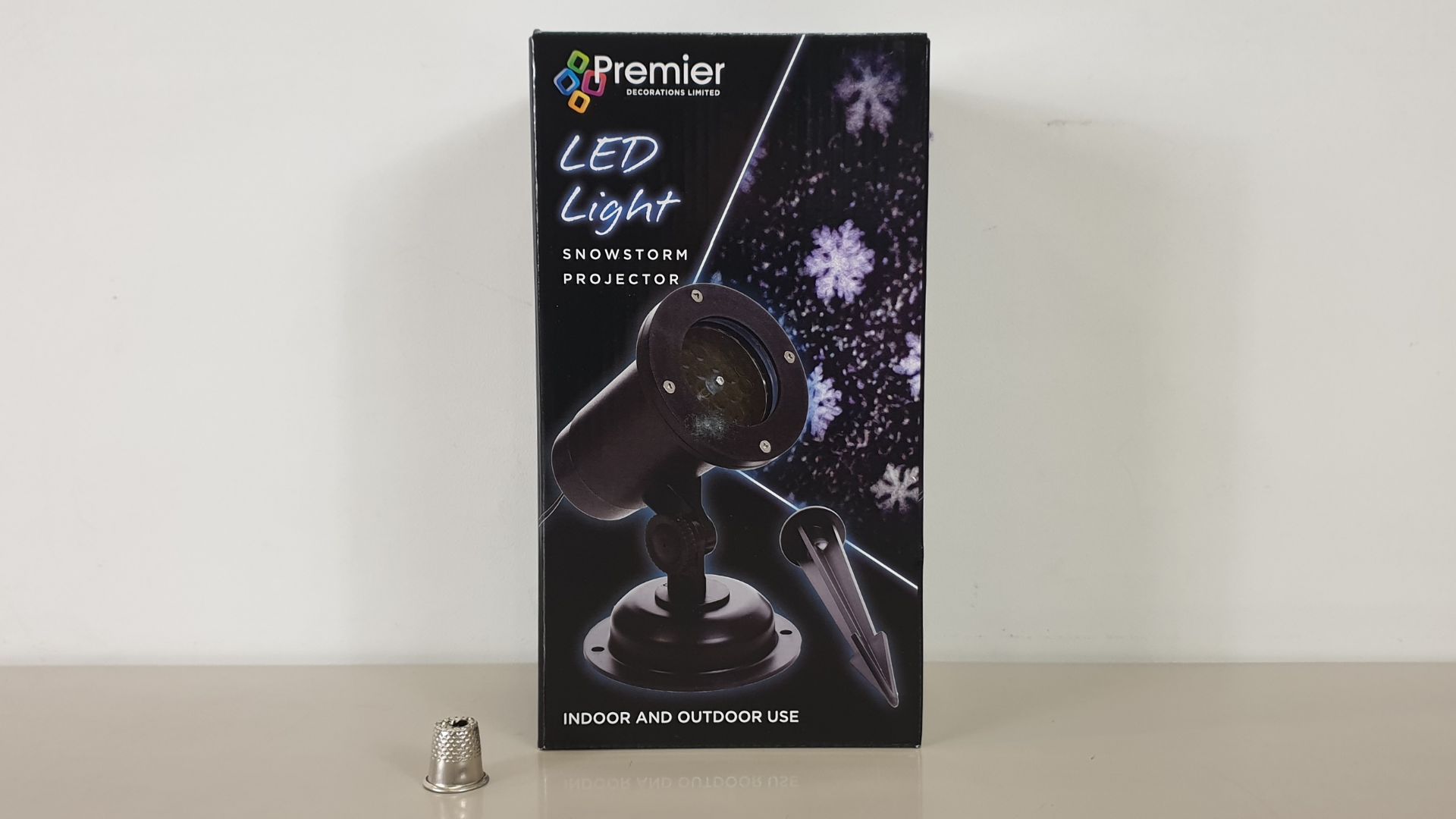 12 X BRAND NEW PREMIER LED SNOWSTORM PROJECTOR WITH 5M CABLE LENGTH