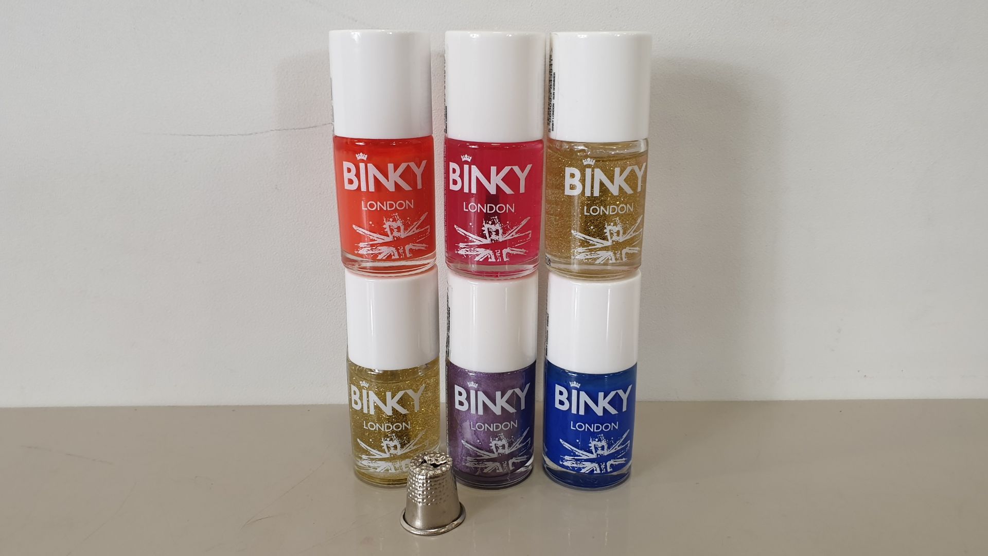 383 X BRAND NEW 12ML BINKY LONDON NAIL POLISH IN VARIOUS COLOURS IE PIMLICO PURPLE, SUN SHIMMER,