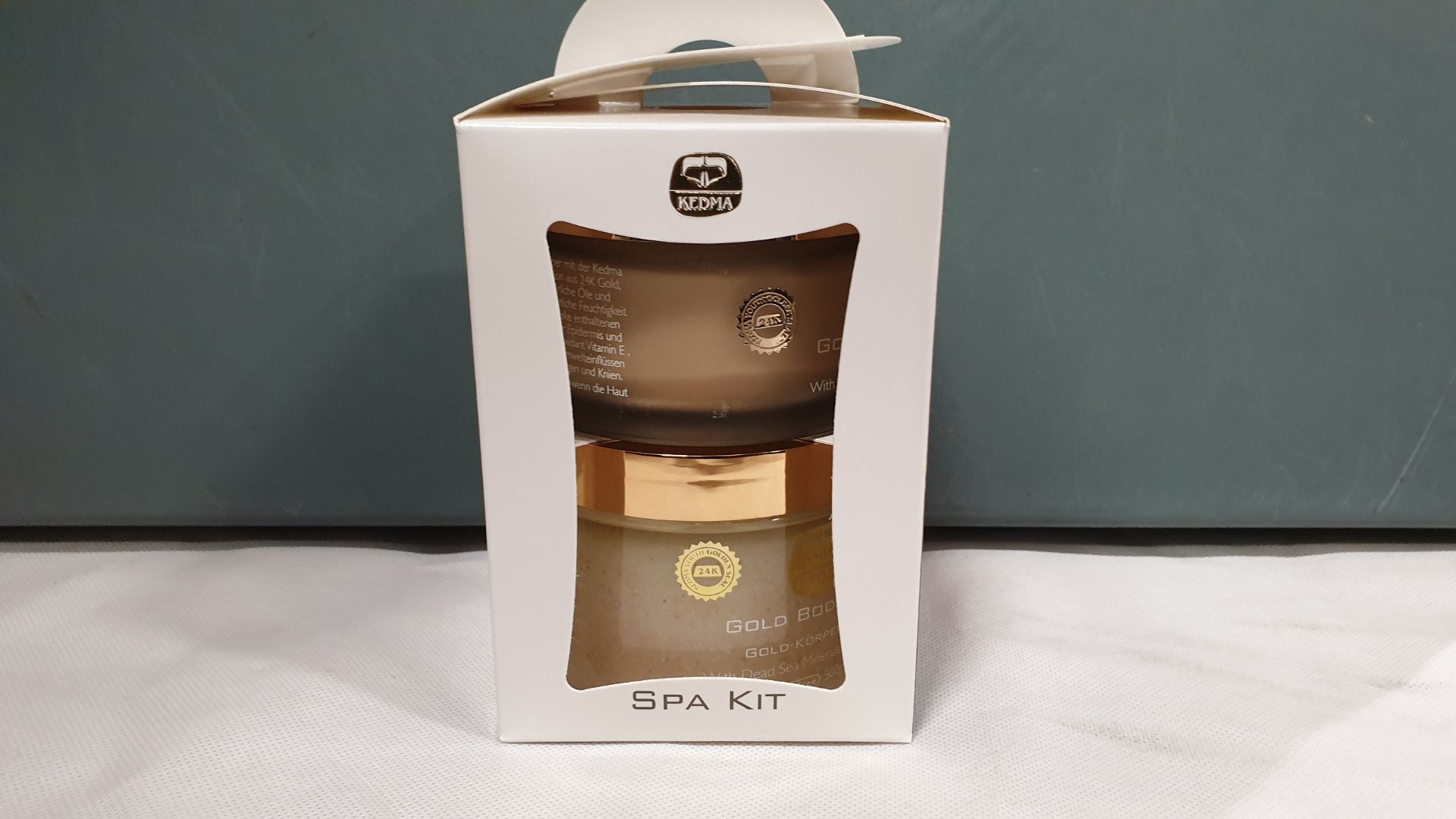 3 X BRAND NEW KEDMA SPA KIT CONTAINING 200G GOLD BODY BUTTER WITH DEAD SEA MINERALS AND SHEA