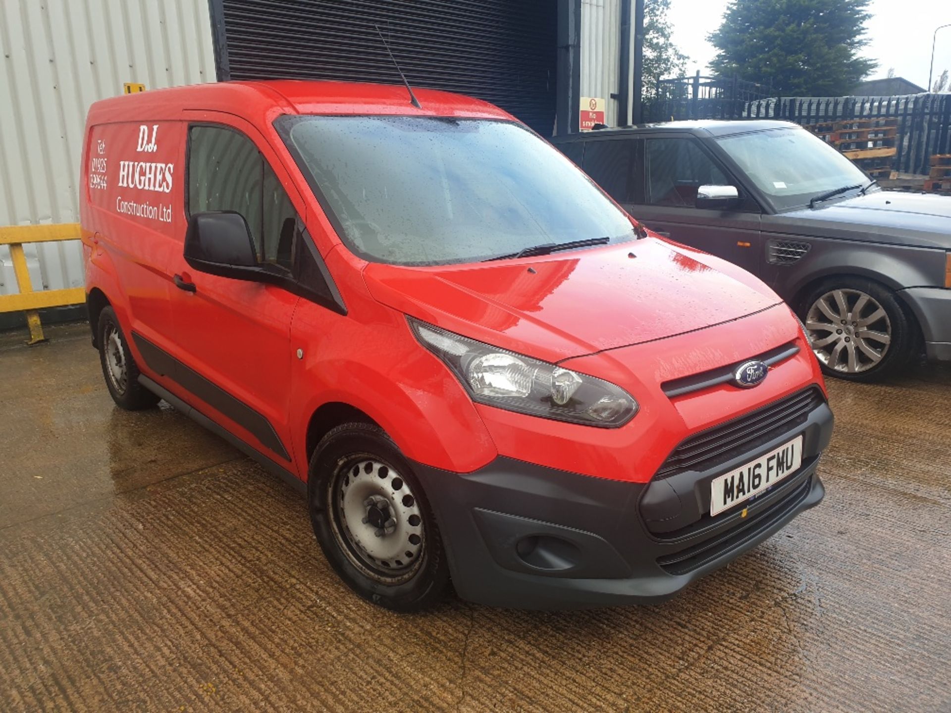 RED FORD TRANSIT CONNECT 200. ( DIESEL ) Reg : MA16 FMU, Mileage : 60,666 Details: WITH 2 KEYS,