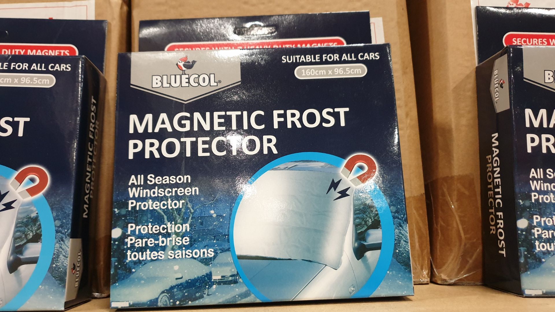 132 X BRAND NEW BLUECOL MAGNETIC FROST PROTECTORS FOR ALL SEASON, (160 X 96.5CM) - IN 11 BOXES