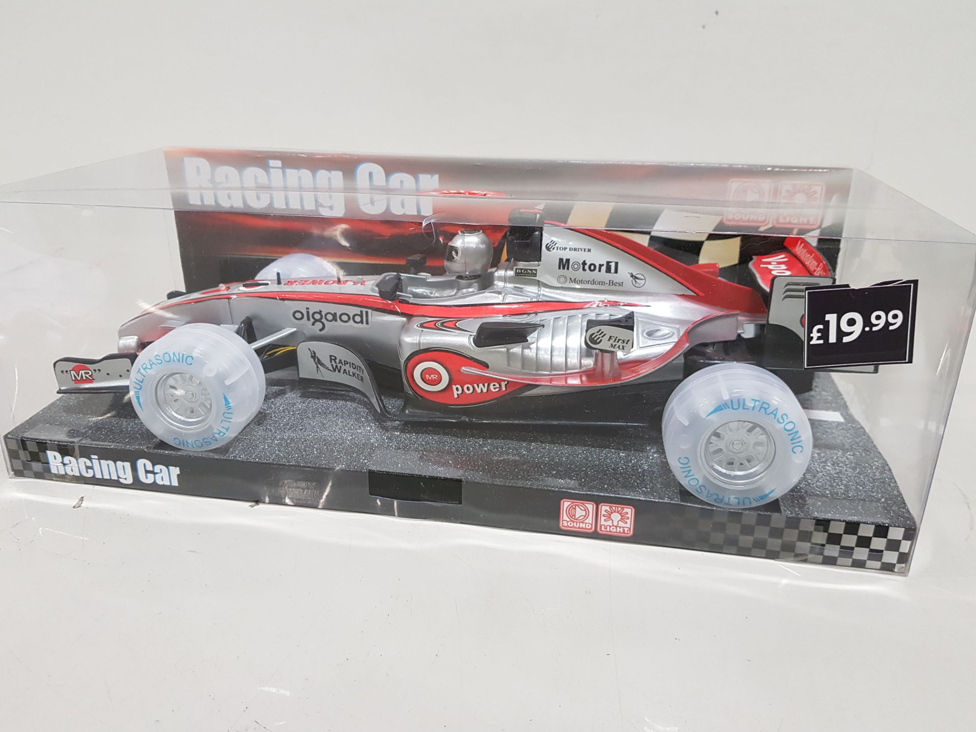 36 X BRAND NEW TRY ME RACING CARS WITH WORKING SOUND AND LIGHT IN RETAIL PACKAGING WITH RRP £19.99