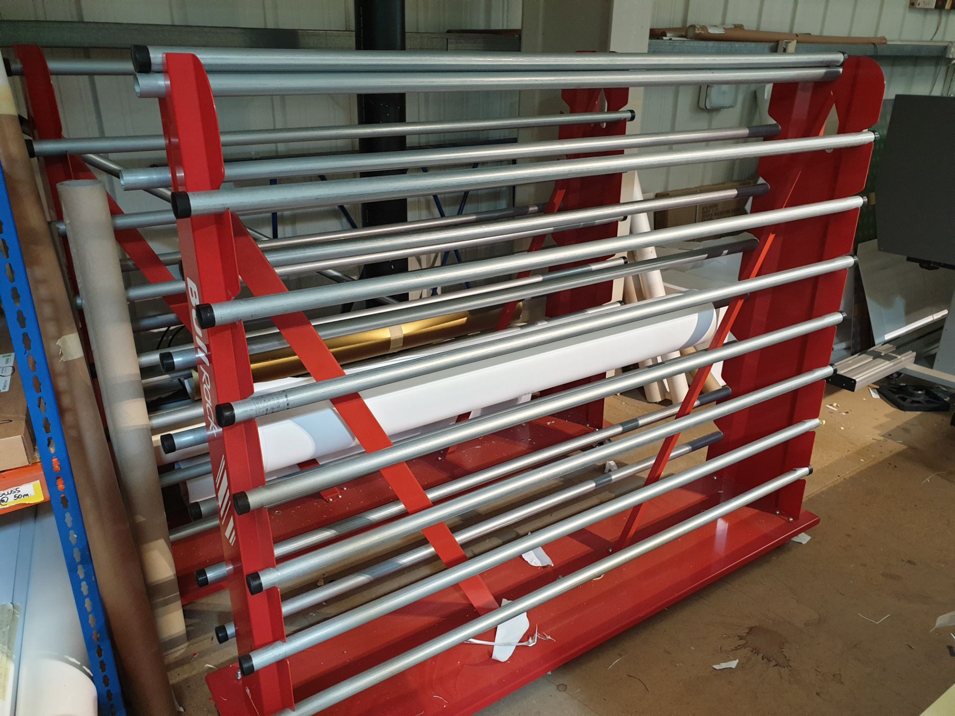 BULL RACK XL 1600MM 15 PRINT ROLL RACK