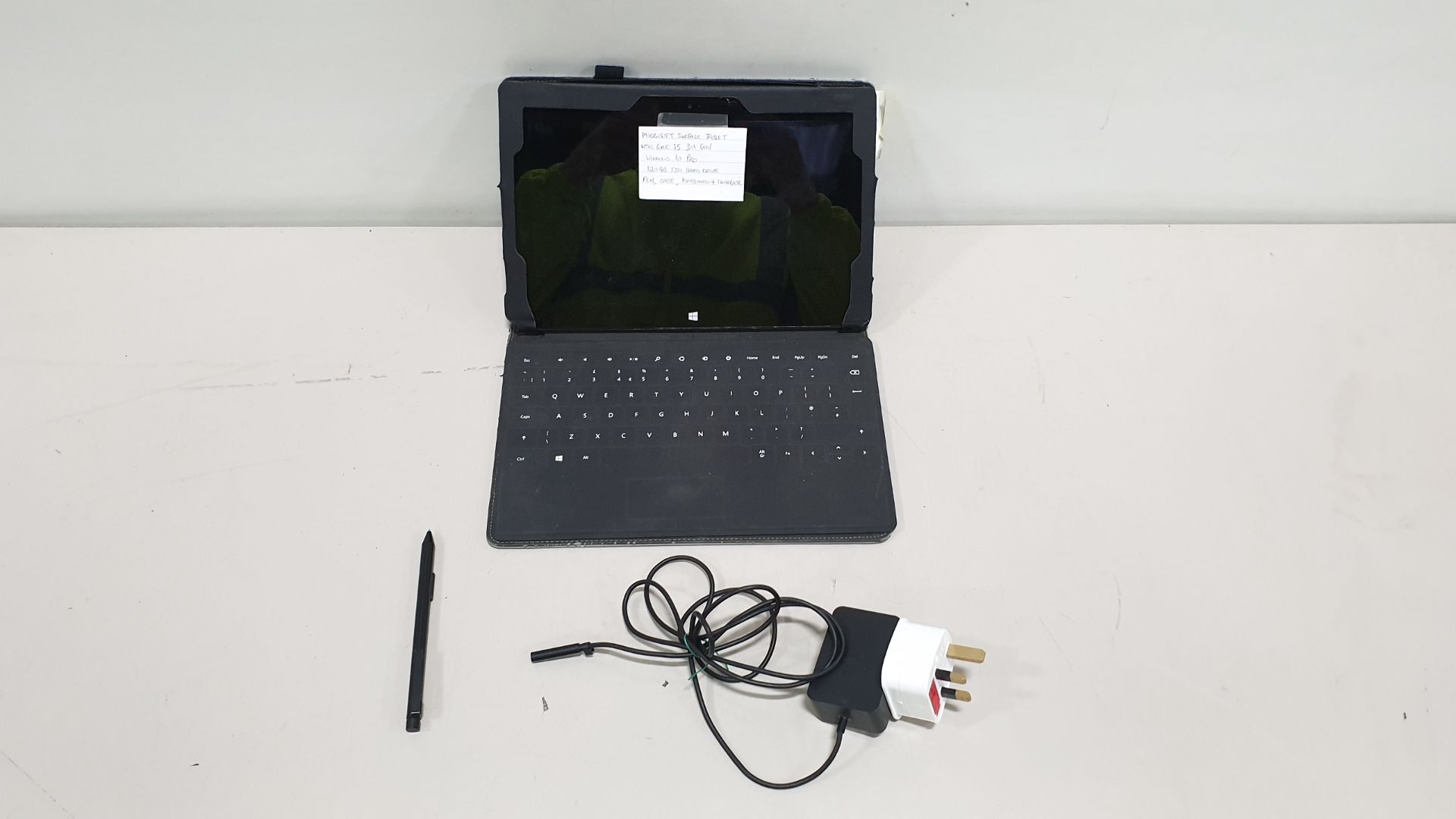 MICROSOFT SURFACE TABLET INTEL CORE I5 3RD GEN WINDOWS 10 PRO 120GB 550 HARD DRIVE INCLUDES PEN,