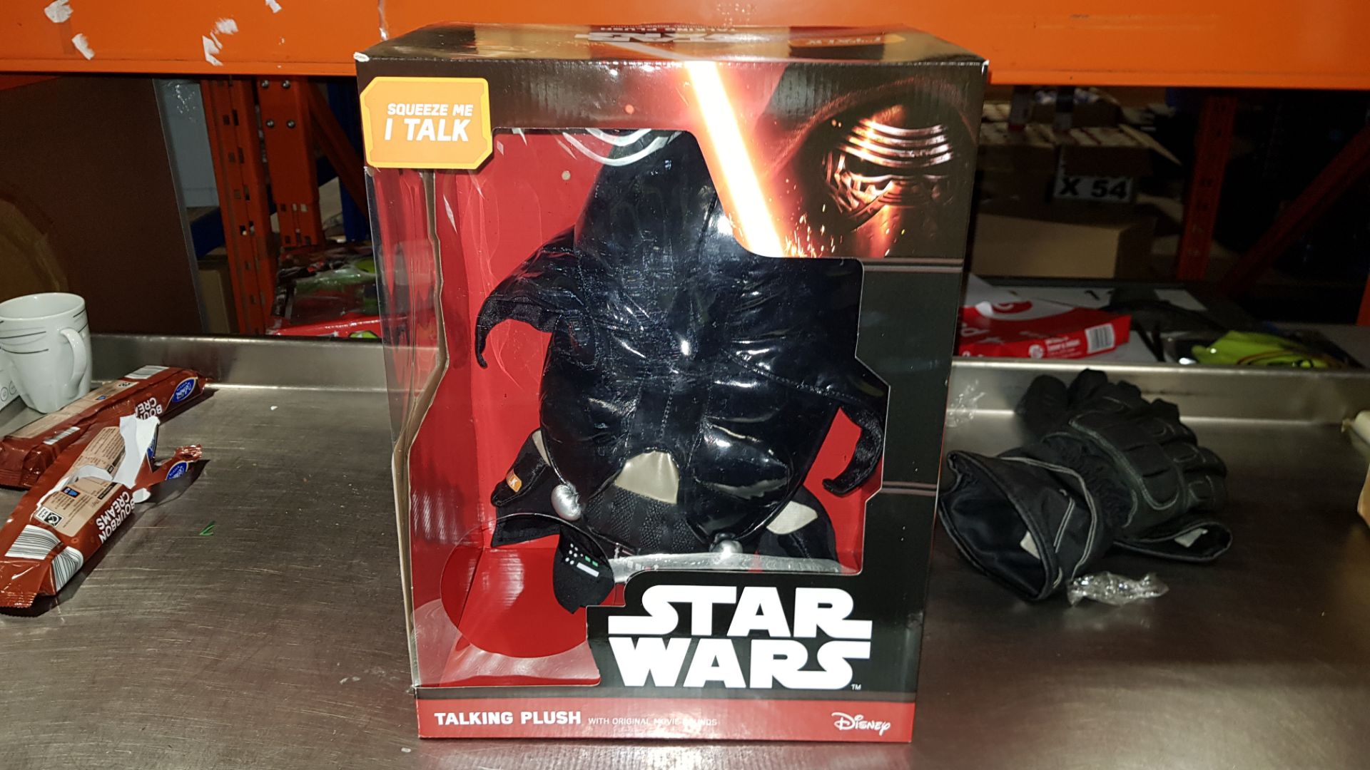 8 X BRAND NEW BOXED DISNEY STAR WARS DARTH VADER TALKING PLUSH WITH ORIGINAL MOVIE SOUNDS - IN 2