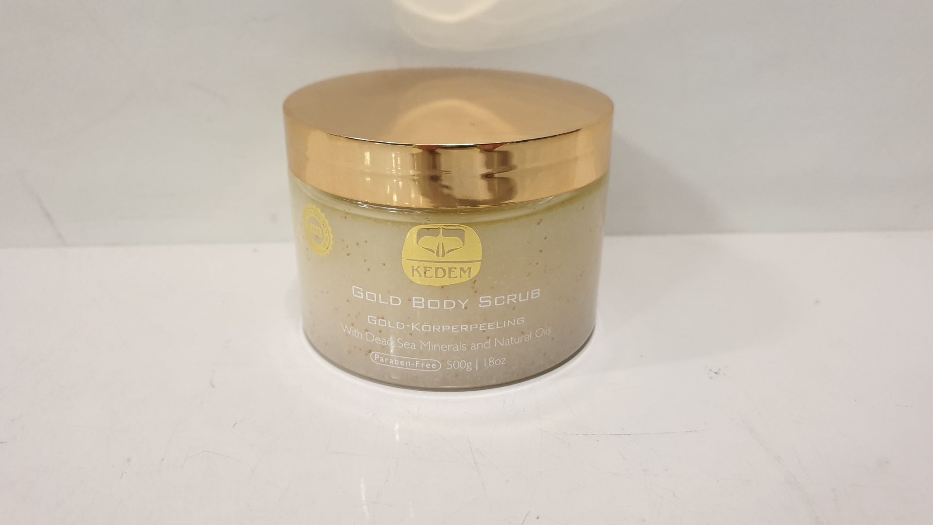 4 X BRAND NEW KEDMA GOLD BODY BUTTER WITH DEAD SEA MINERALS AND SHEA BUTTER PARABEN-FREE 200g/7Oz