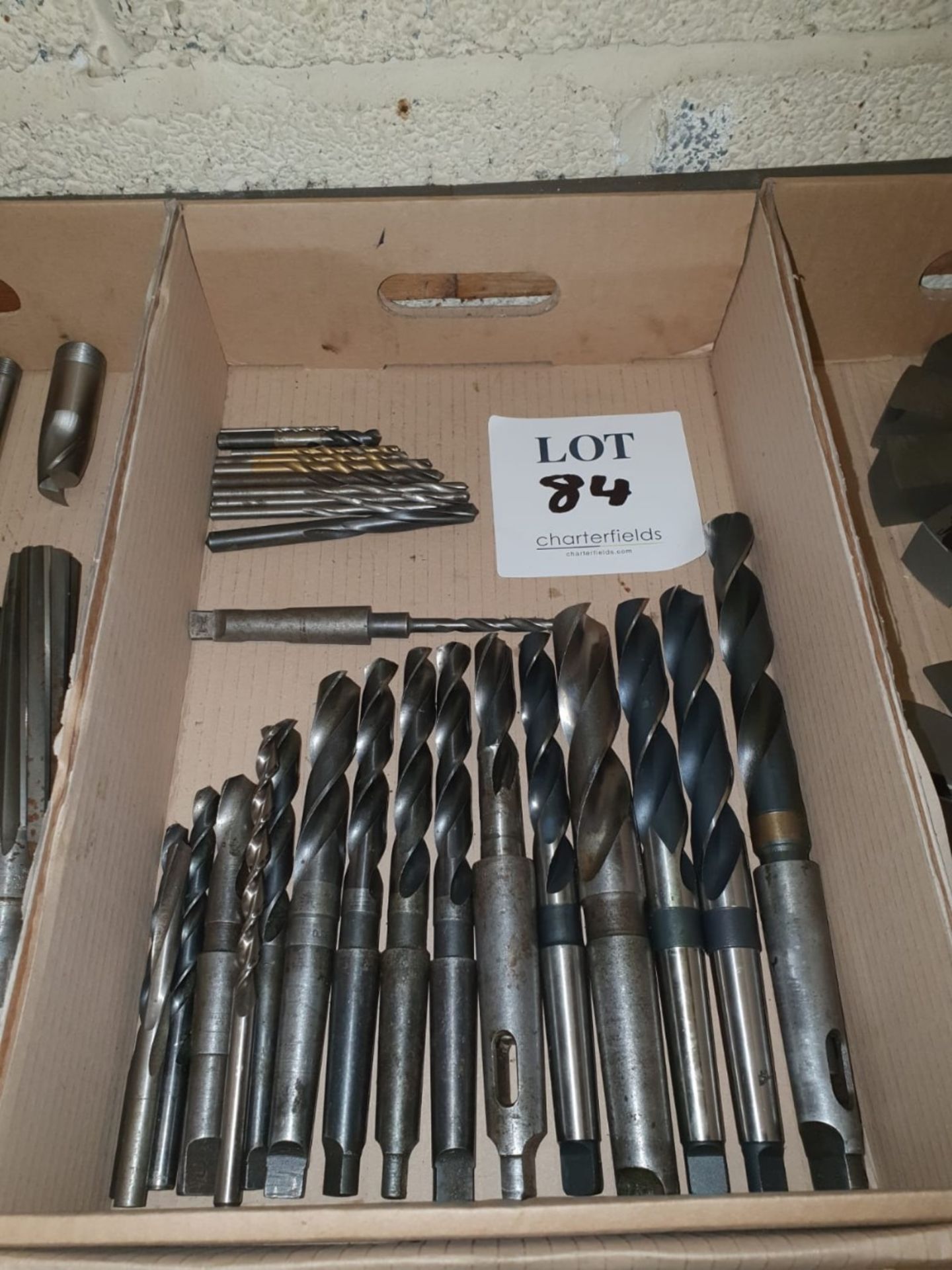 Box of tapered shank twist drills