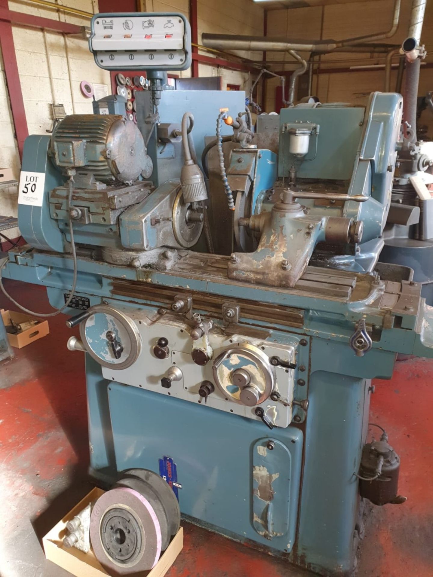 Jones and Shipman 1310 cylindrical grinder capacity 8" x 18"