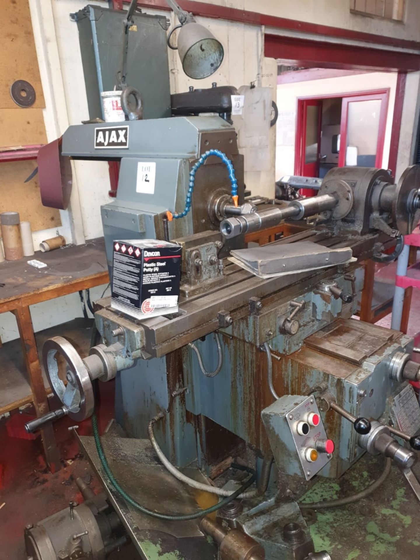 Ajax horizontal milling machine. Serial No. 203 388 16434 with associated tooling and 2 - dividing