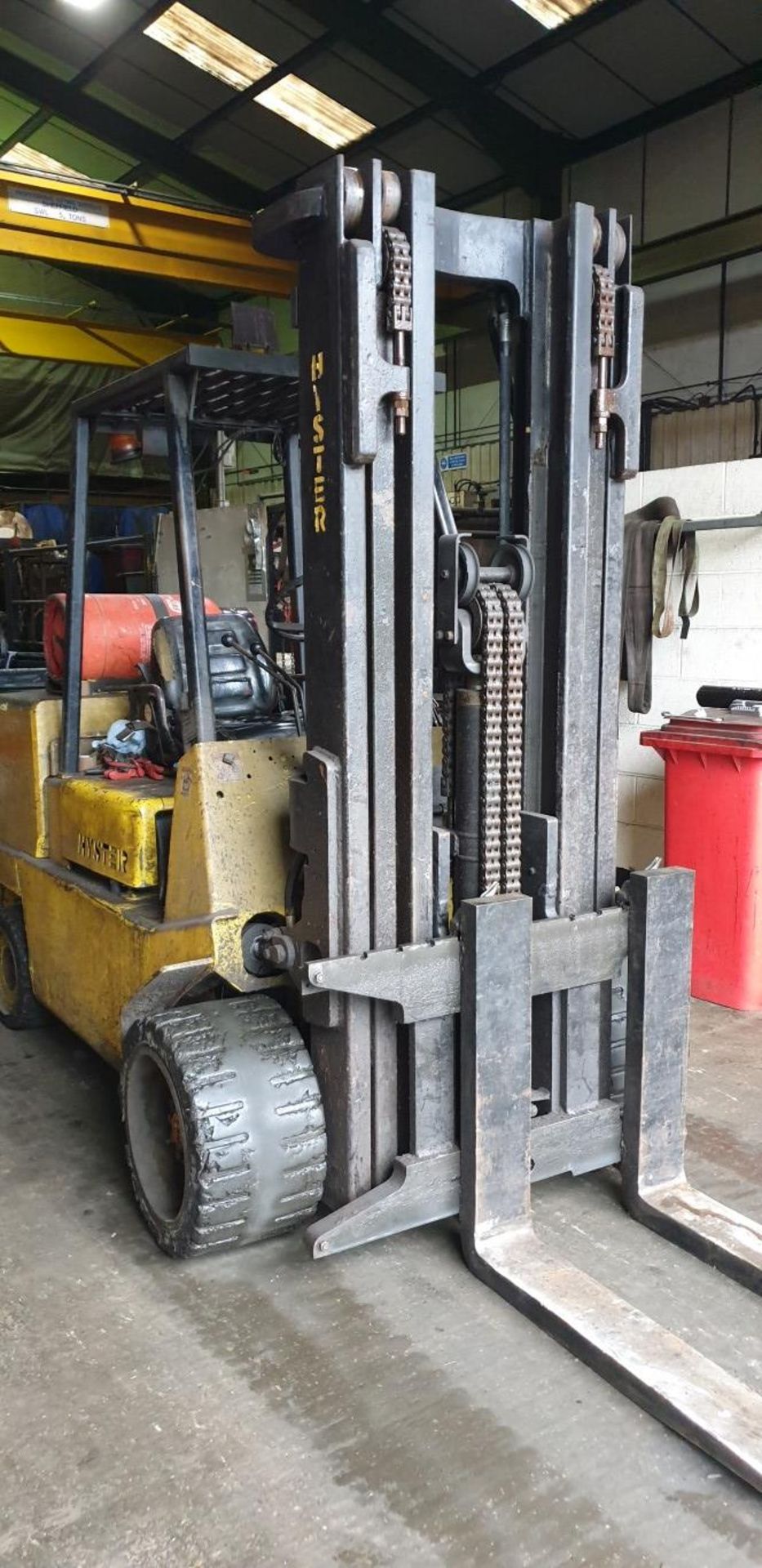 Hyster S120 XL 5 tonne capacity triple mast gas powered fork lift truck, max height 4.6m - Image 2 of 3