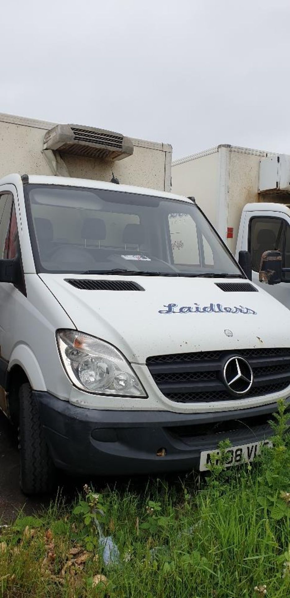 Mercedes Sprinter 311 CDi medium wheel base refrigerated box van with double rear doors and single