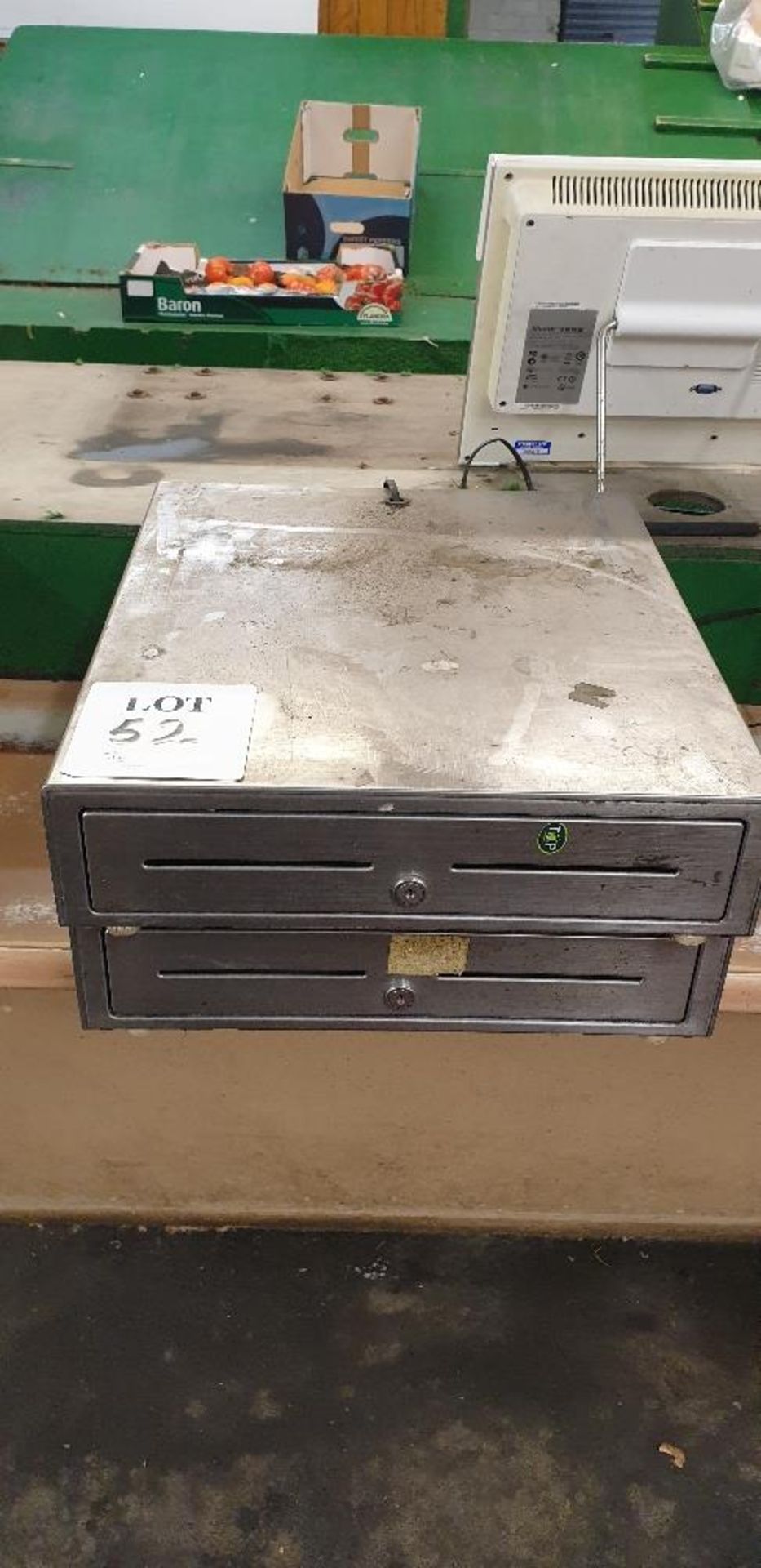 2 - Stainless steel cash drawers