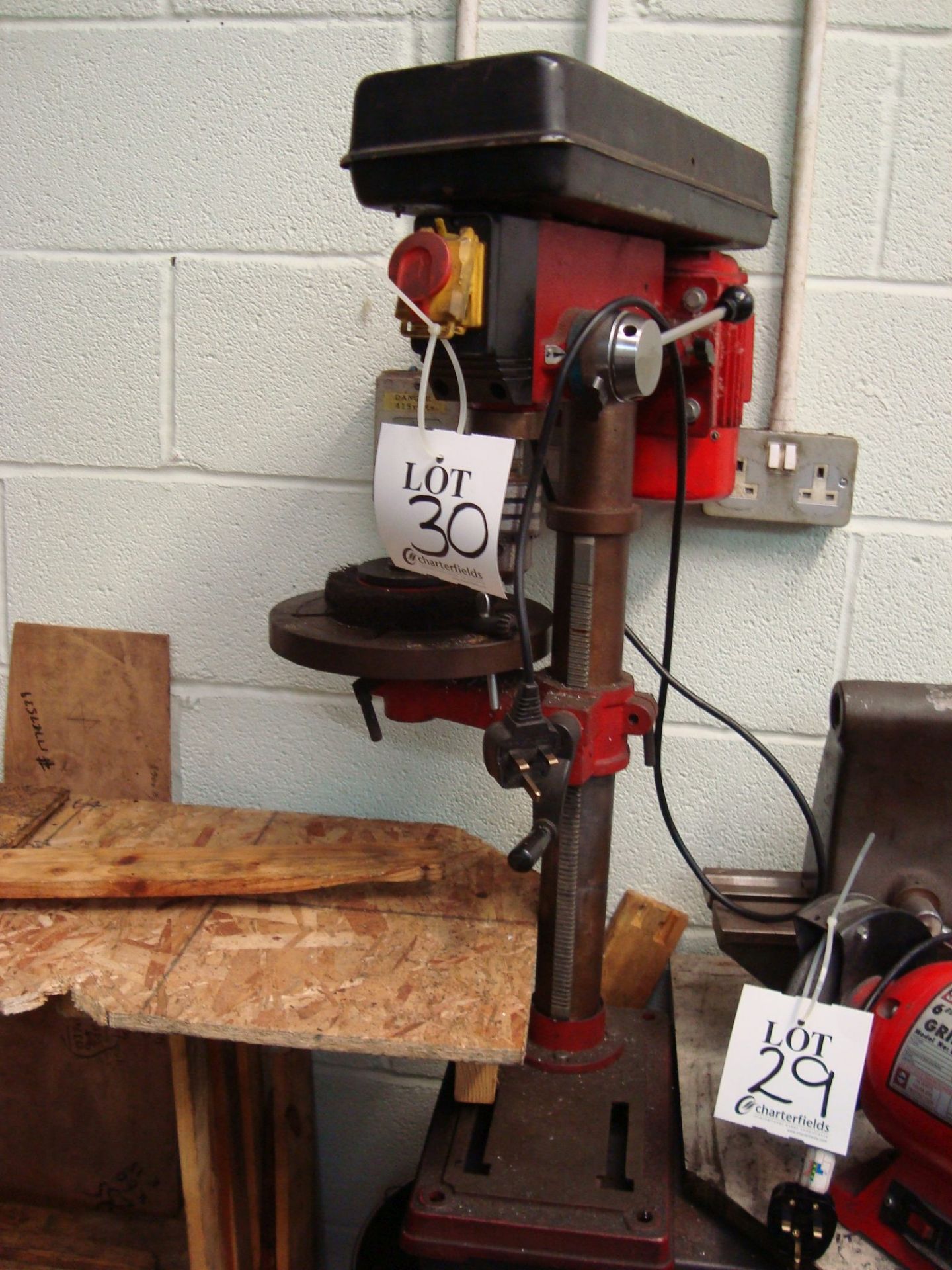 A Sealey GDM92B 12 speed single phase bench sensitive pillar drill Serial number 03174