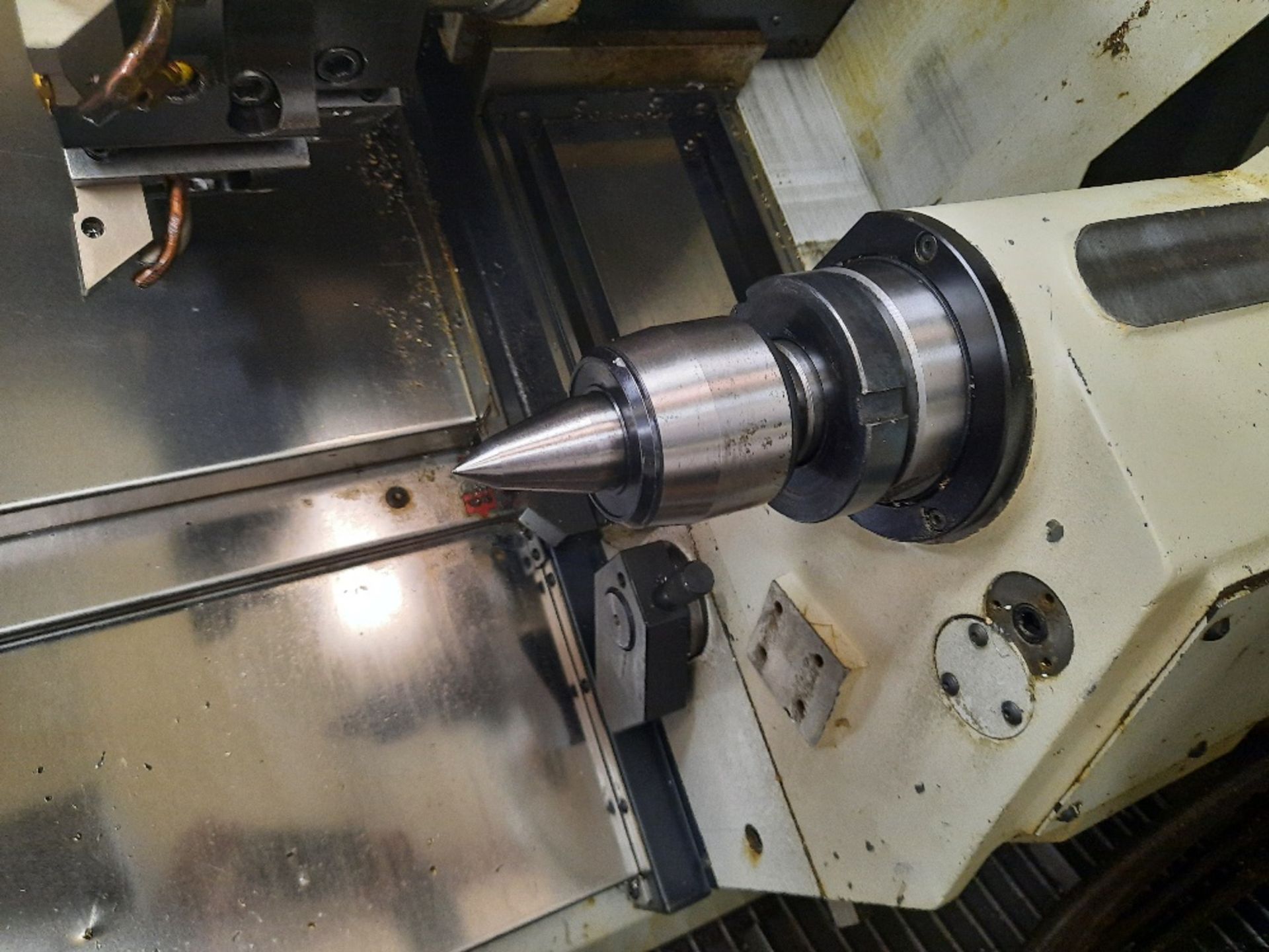 A CMZ TL20M bar fed CNC turning centre Serial number 1287 (2011) with Fanuc 32i A control and - Image 3 of 5