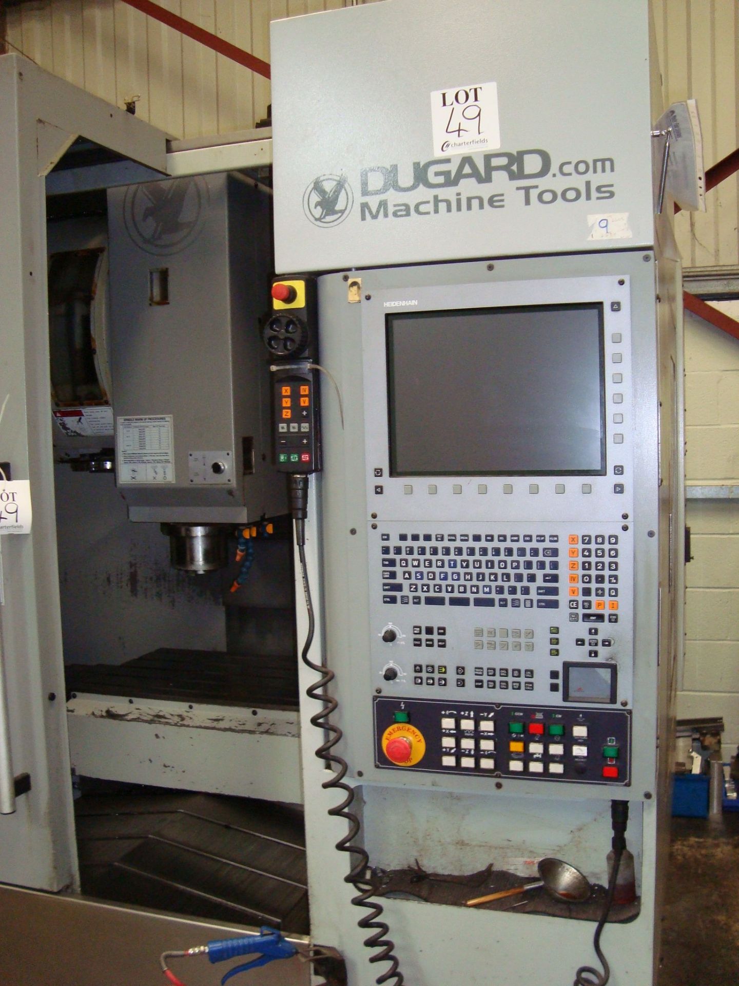 A Dugard Eagle 850 VMC vertical CNC machining centre Serial number MC094H01 with Heidenhain - Image 4 of 4